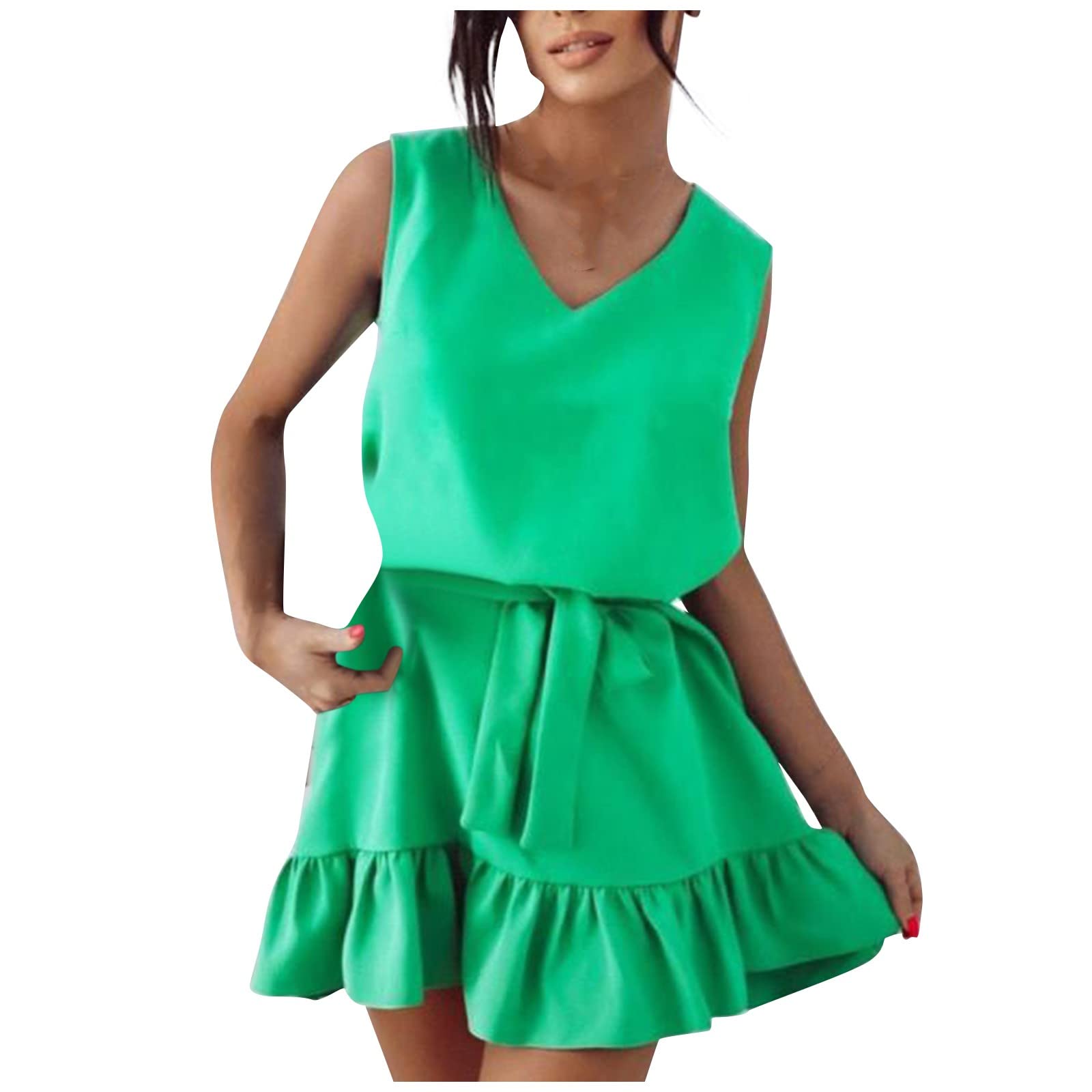 Women's Floral Print Spring Dresses 2022 - Slim Fit Translucent Midi Dress with Half Sleeves & Crewneck, Casual Loose Fit for Outdoor Picnics, Garden Parties & Daily Wear