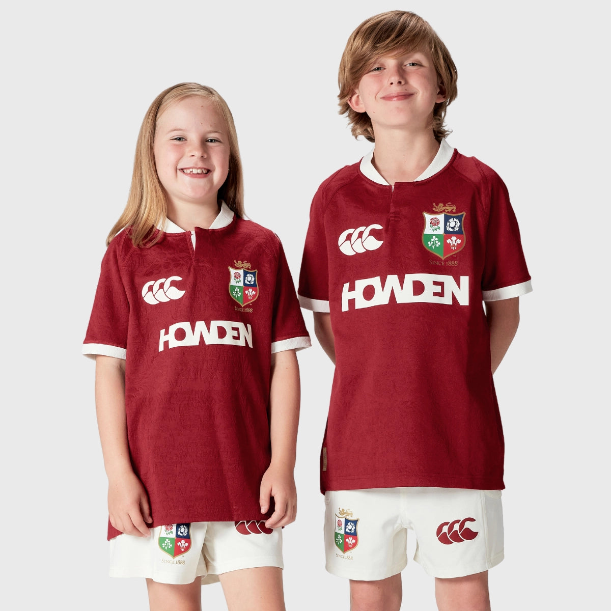 Canterbury British & Irish Lions 2025 Kids Replica Rugby Jersey - Authentic Youth Rugby Shirt for Fans & Players - Perfect for Match Days, Training & School Sports