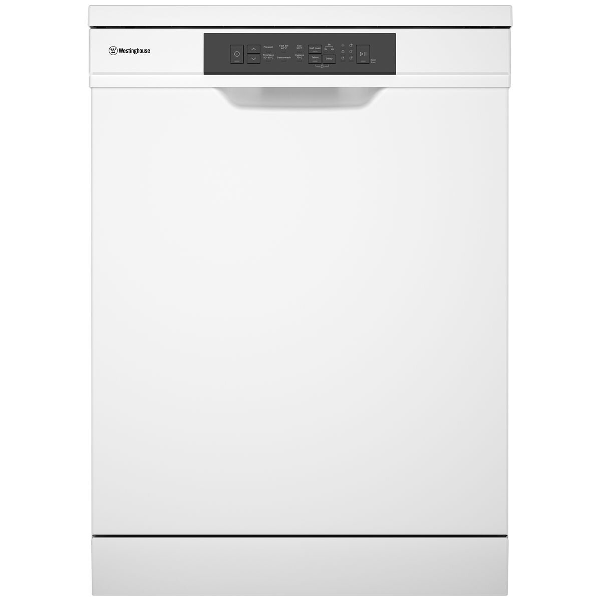 Westinghouse 60cm Freestanding Dishwasher with Sensor Wash in White - WSF6604WB | Perfect for Small Kitchens & Energy-Efficient Cleaning