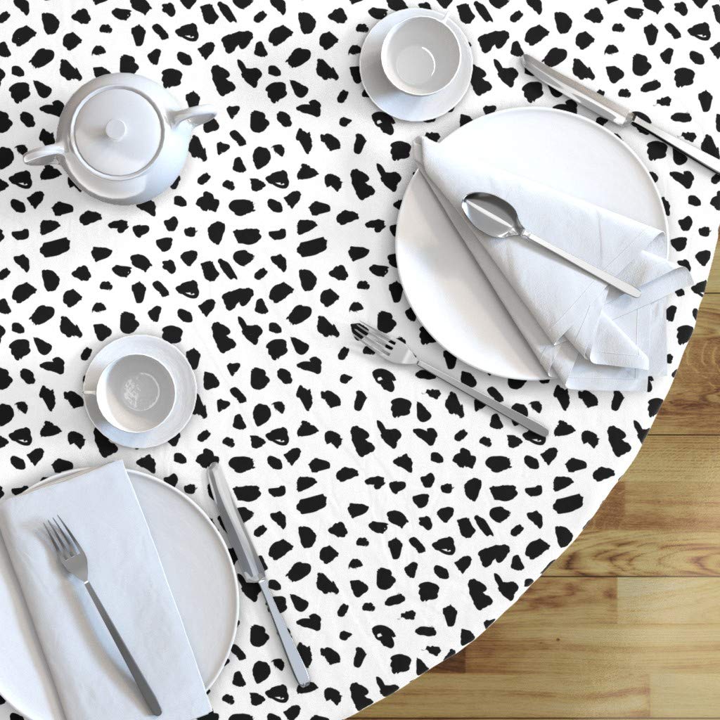 Custom Printed Cotton Sateen Tablecloth 70