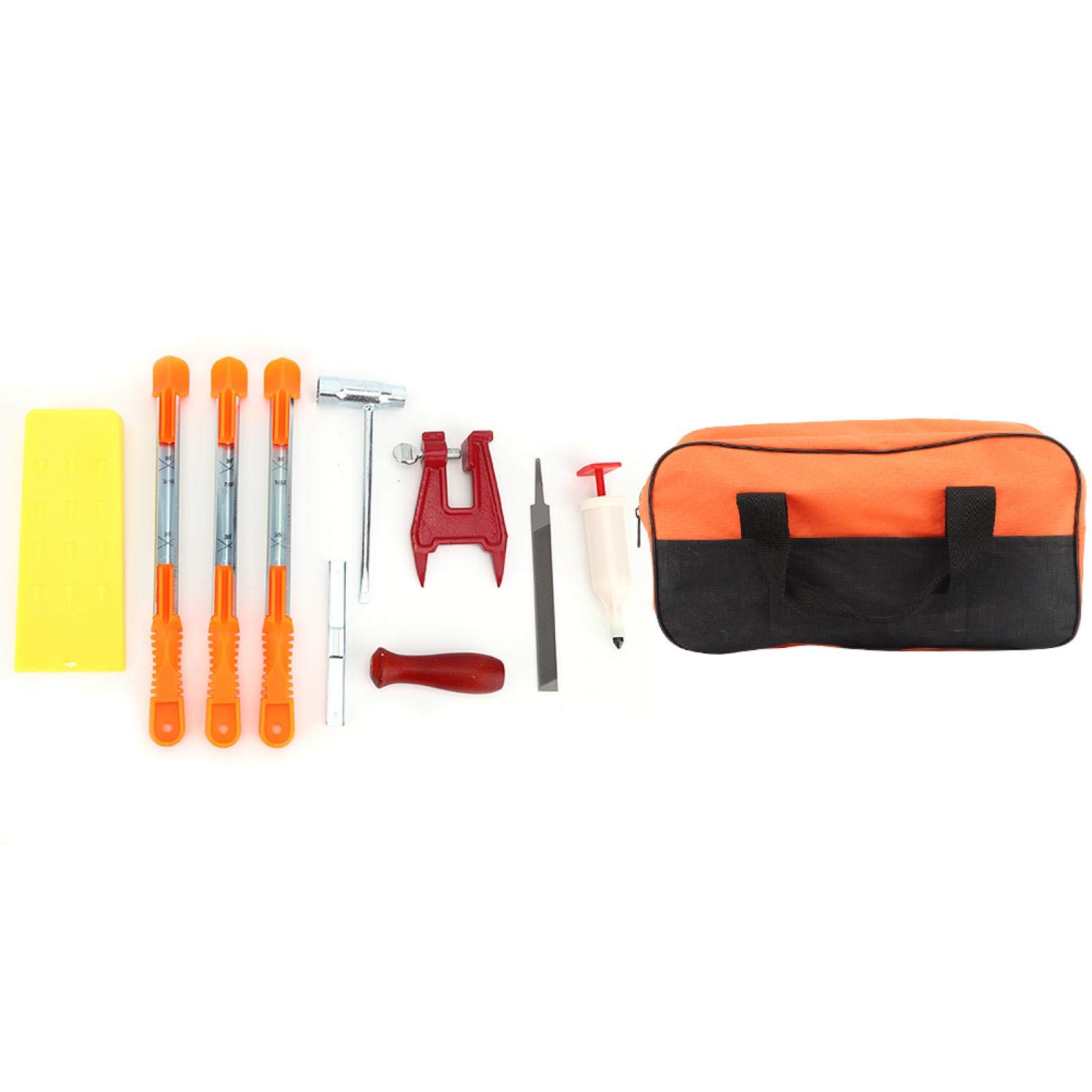 Chain Saw Sharpening Tool - Durable Tool Steel File for Chainsaw Maintenance, Industrial Lathes & Machining Centers | Perfect for Woodworking, Forestry & Professional Chainsaw Sharpening