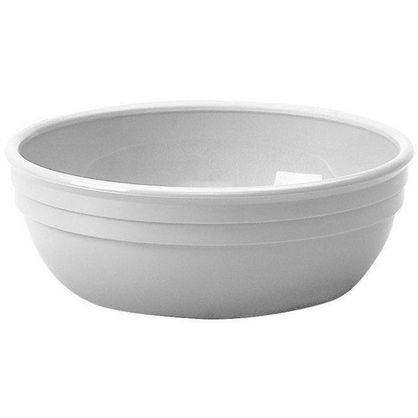 Cambro 100CW148 5-Quart Camwear White Polycarbonate Food Storage Bowl - 48/Case - Perfect for Commercial Kitchens, Restaurants, and Catering Services