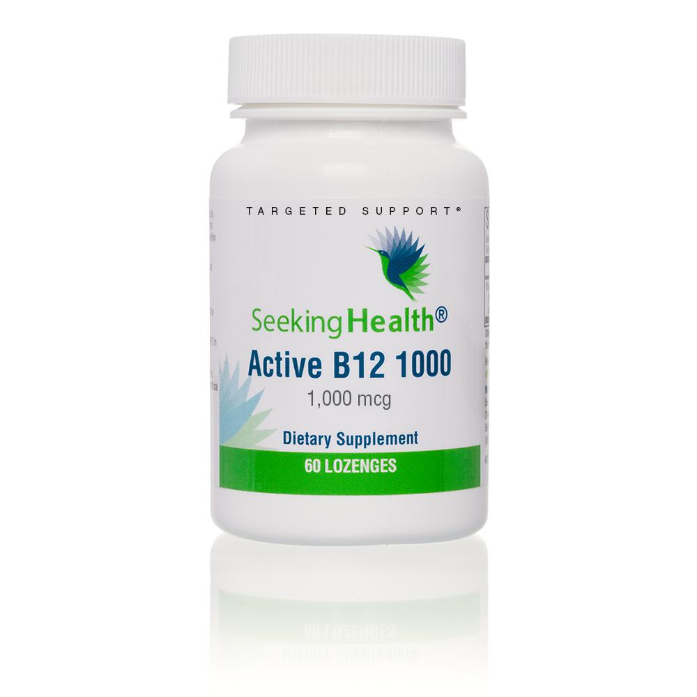 Active B12 1000mcg Methylcobalamin Supplement - Supports Energy, Nerve Health & Metabolism - Vegan Vitamin B12 Drops for Adults - Perfect for Energy Boost & Cognitive Function