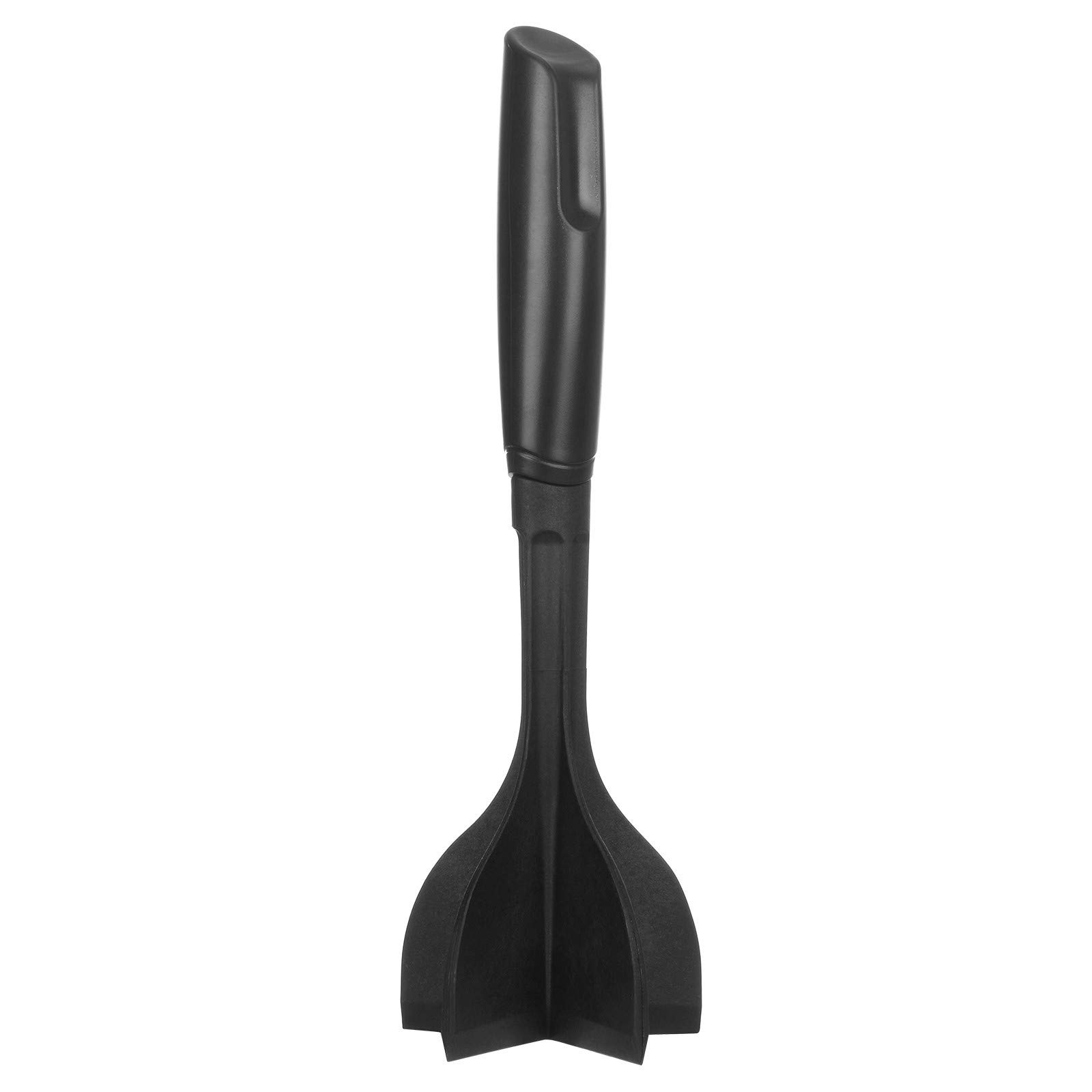 Left-Handed Black Vegetable Peeler - High-Quality Hamburger Chopper & Kitchen Temp Tool for Meat Prep, Perfect for Home Cooking & Bar Use