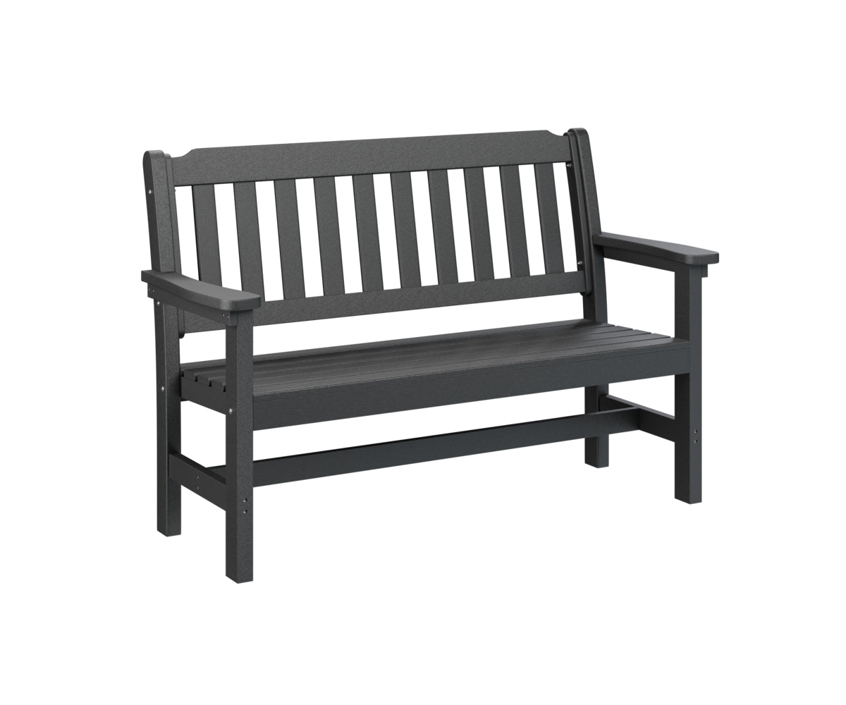 Berlin Gardens Outdoor Garden Bench - Heavy Duty Weather-Resistant Wooden Bench for Patio, Backyard, and Garden Seating - Perfect for Relaxing and Entertaining Guests
