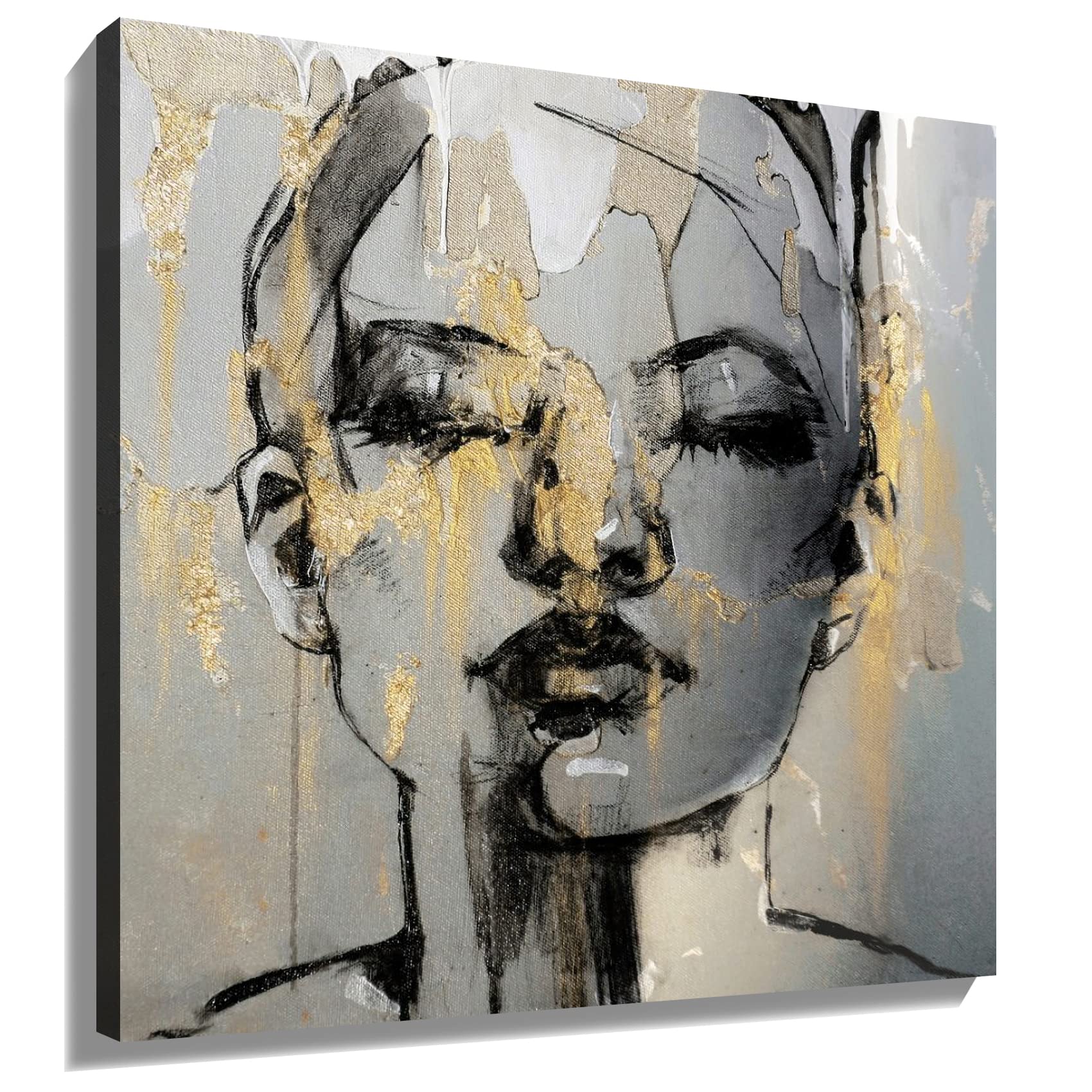 AGO Abstract Character Woman Avatar Art Prints - Modern Canvas Wall Art Poster 20