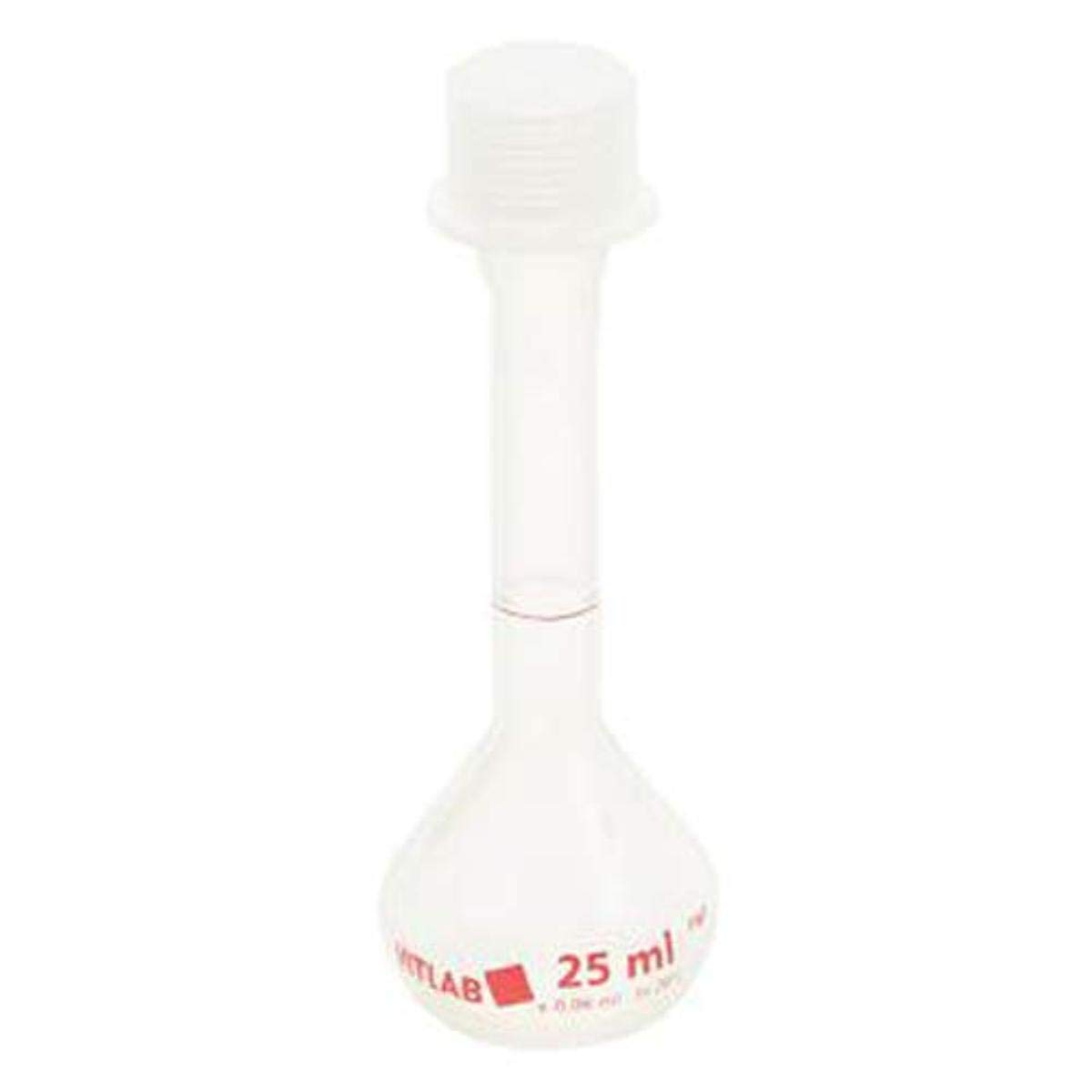 **1211A12CS 341585-1000 Polymethylpentene Volumetric Flask, 1000ml (Pack of 3) - Lab-Grade Precision for Chemistry Experiments & Scientific Research**