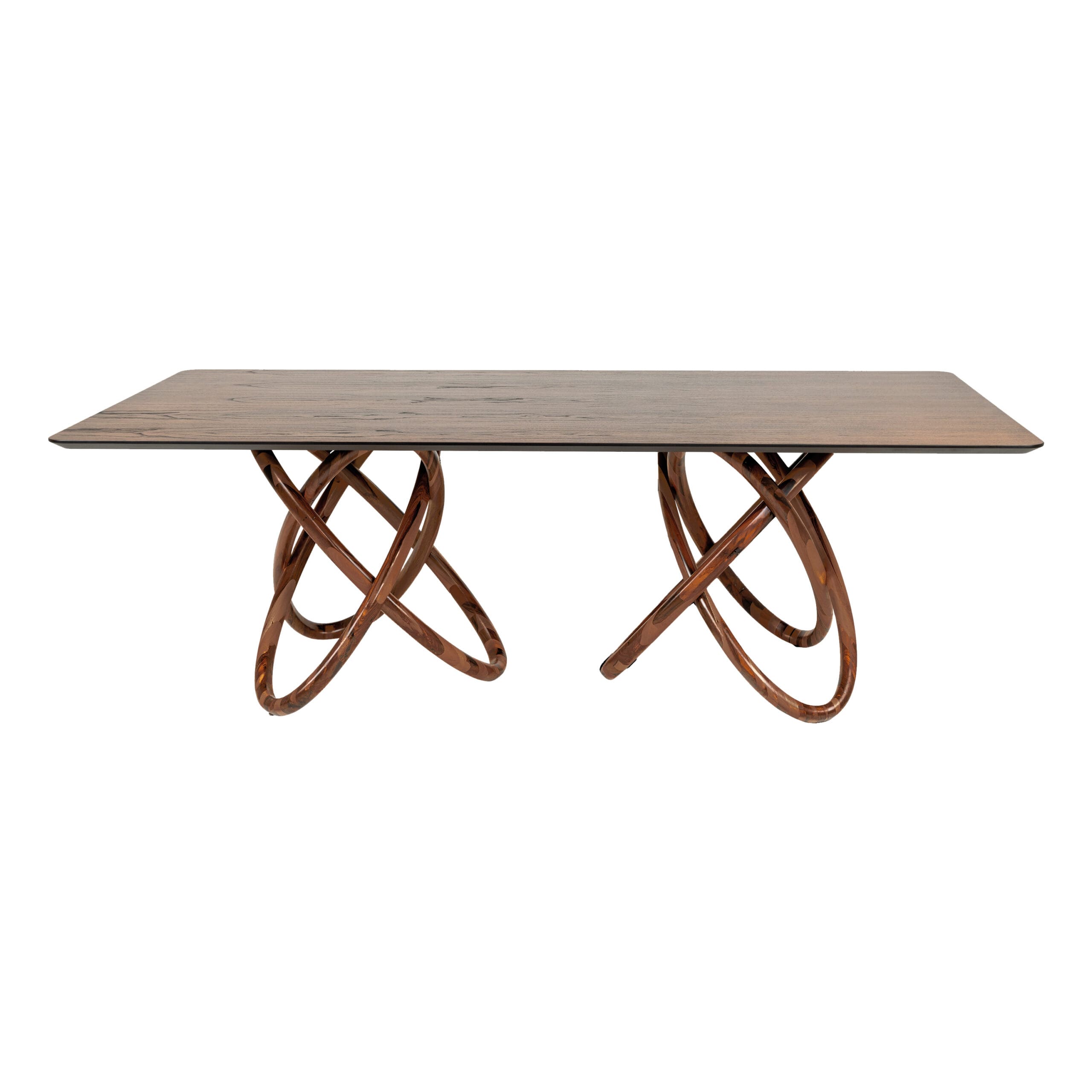 Cyan Design 11756 Elo Dining Table - Dark Brown & Natural Finish - Modern Farmhouse Dining Room Table for Kitchen, Dining Area & Home Decor