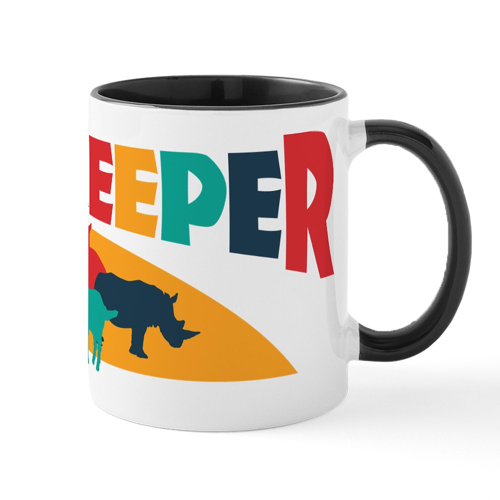 Zookeeper Ceramic Coffee Mug 11 oz (325 ml) - Funny Animal Lover Gift for Zoo Enthusiasts - Perfect for Coffee, Tea, or Hot Chocolate at Work or Home