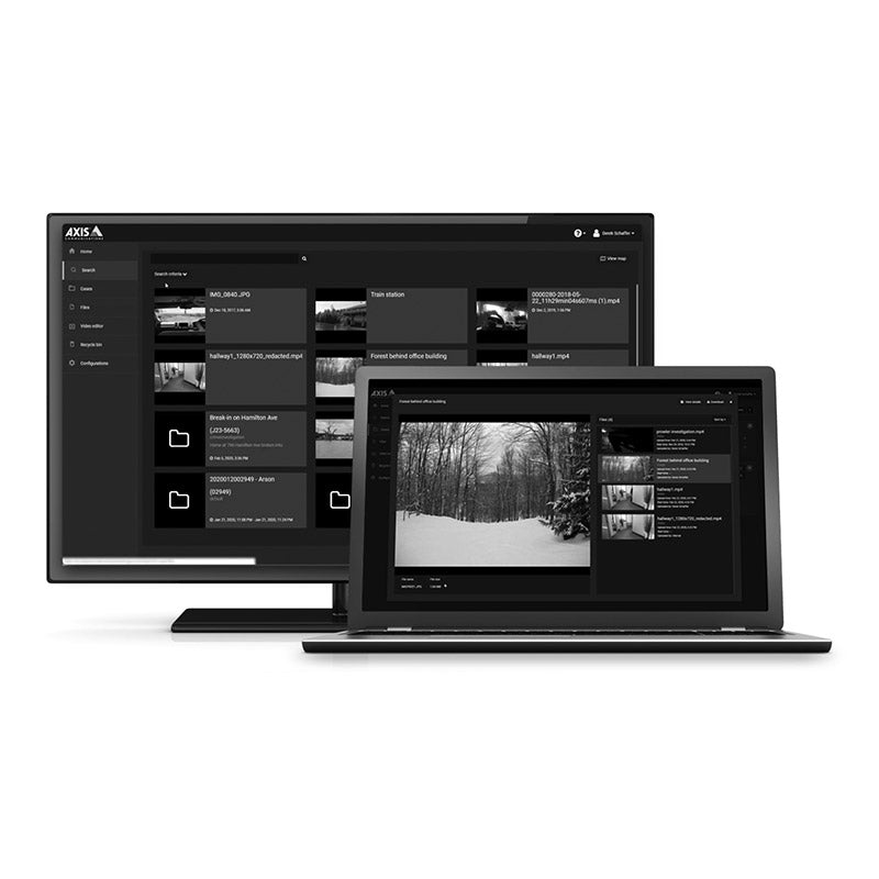 Axis Communications Case Insight - 1 Year Subscription with 1TB Storage for US Government Agencies | Secure Video Surveillance & Data Management Solution