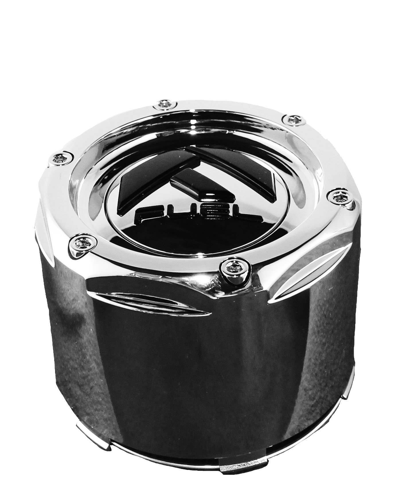 Fuel Wheels Custom Center Cap Chrome (Set of 2) #1003-50 - Premium Hubcap Accessories for Trucks, SUVs & Custom Cars - Perfect for Off-Roading & Car Shows