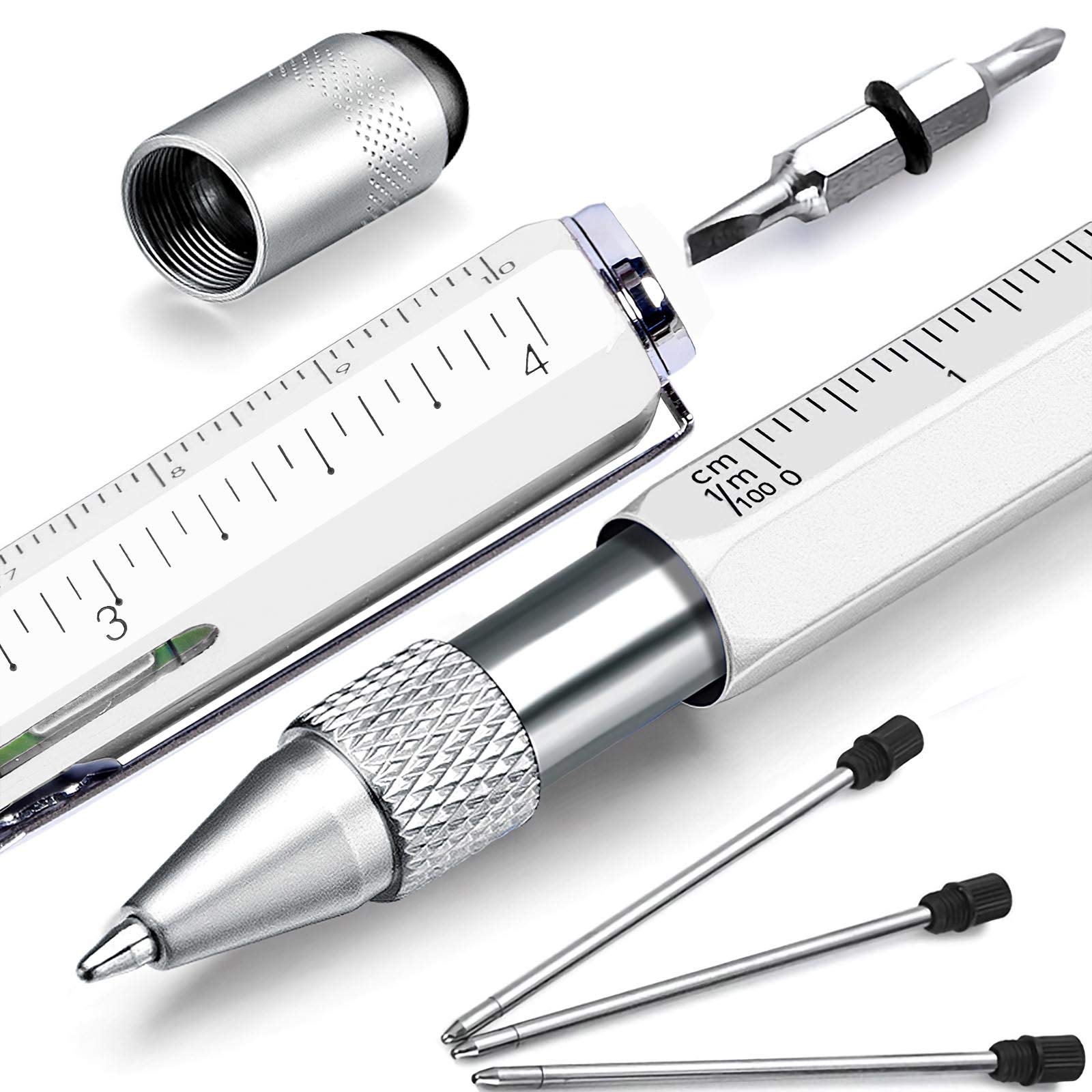 Multitool Pen Set - Perfect Office & Teacher Gifts for Men and Women | Cool Gadgets for Everyday Carry, Stocking Stuffers & Practical Work Tools