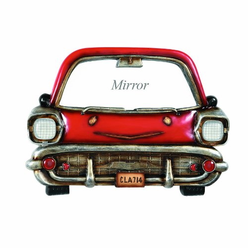 RAM Gameroom Products Pub Sign, Red Car with Mirror, Retro Decor for Bars and Man Caves