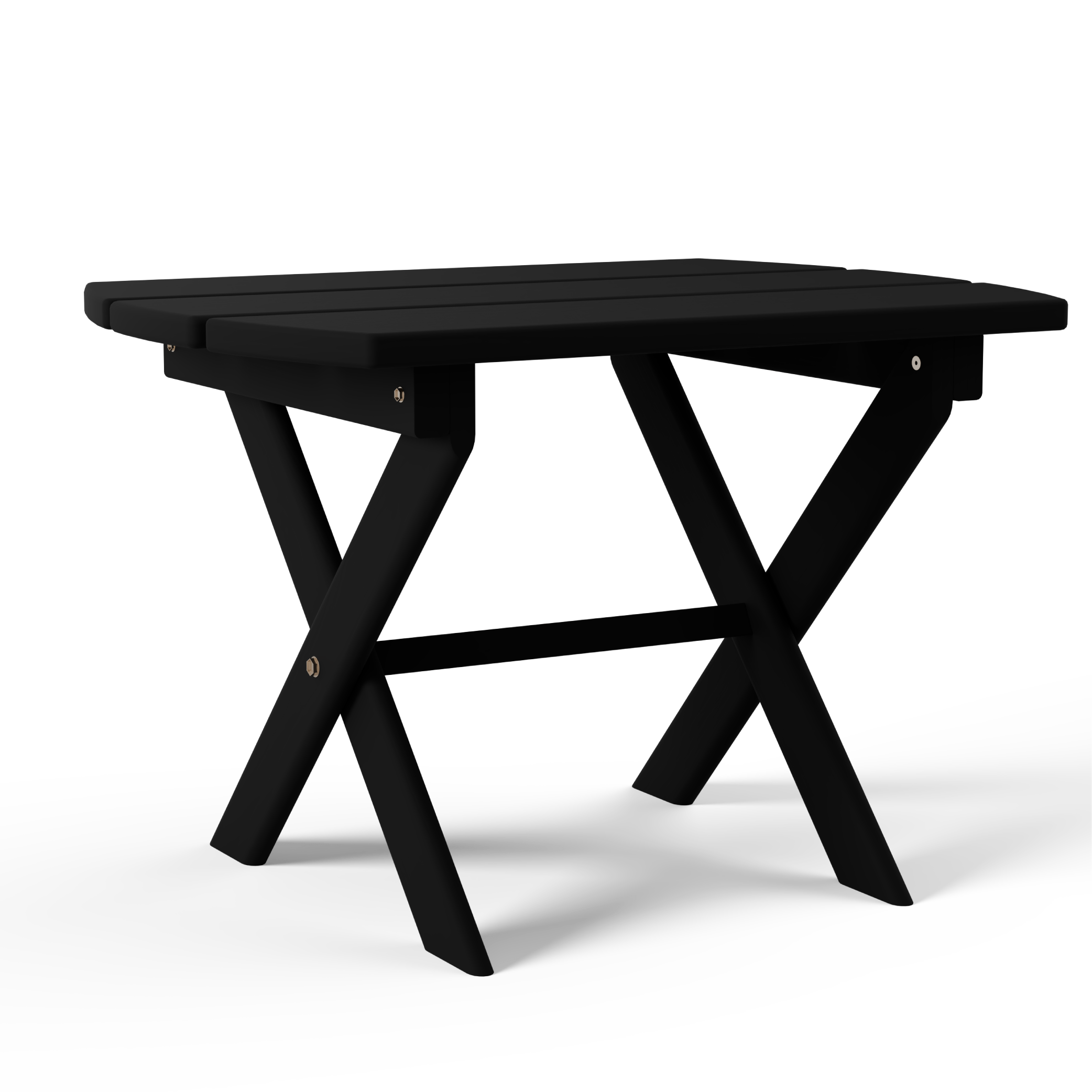 Keystone Amish Co. Folding Oval End Table - Solid Wood Side Table for Living Room, Bedroom & Patio - Perfect for Small Spaces & Home Decor