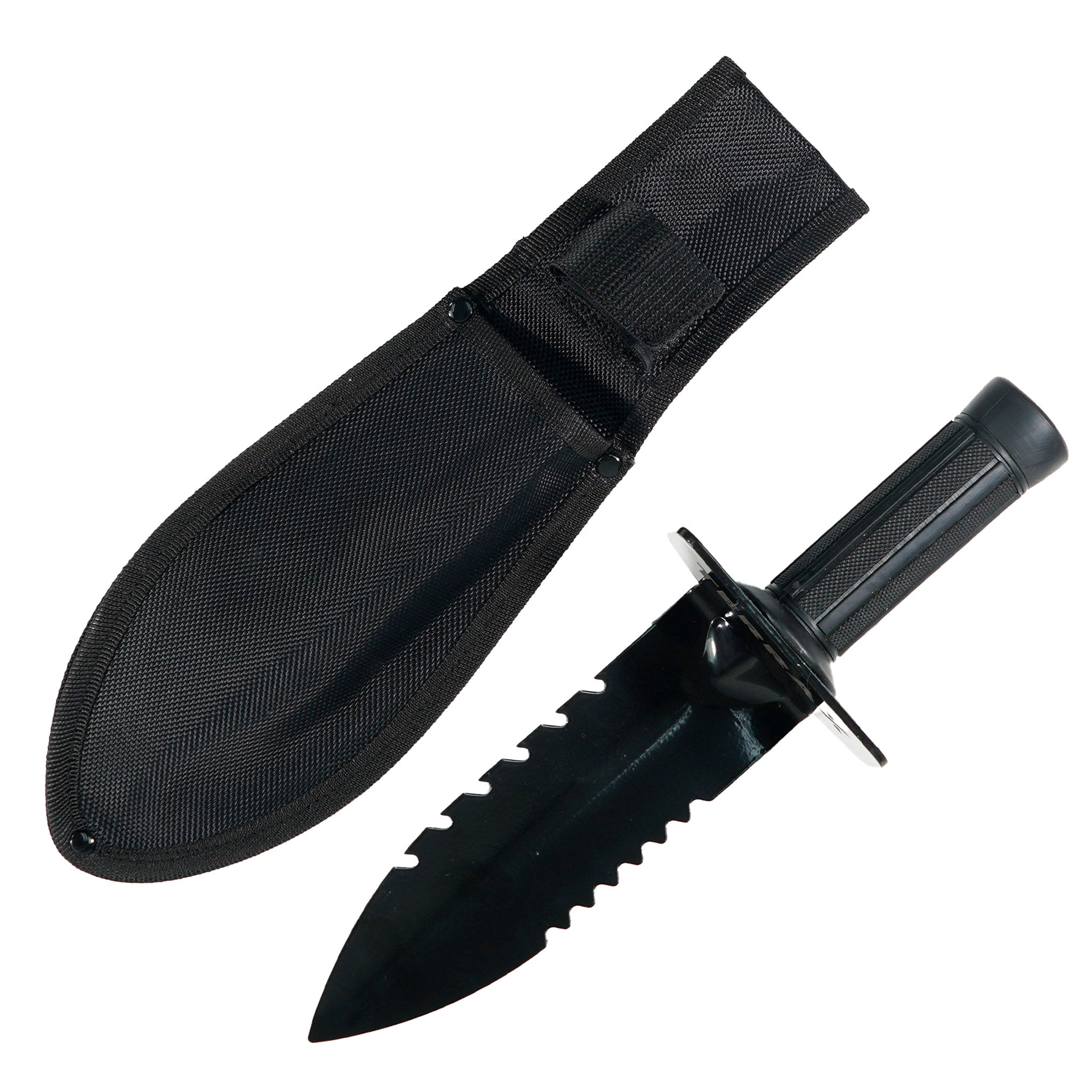 TerraX Heavy Duty Hand Digger Shovel with Belt Sheath - Ideal for Landscaping, Gardening, Metal Detecting & Gold Prospecting - Perfect for Outdoor Adventures, Camping & Survival Gear