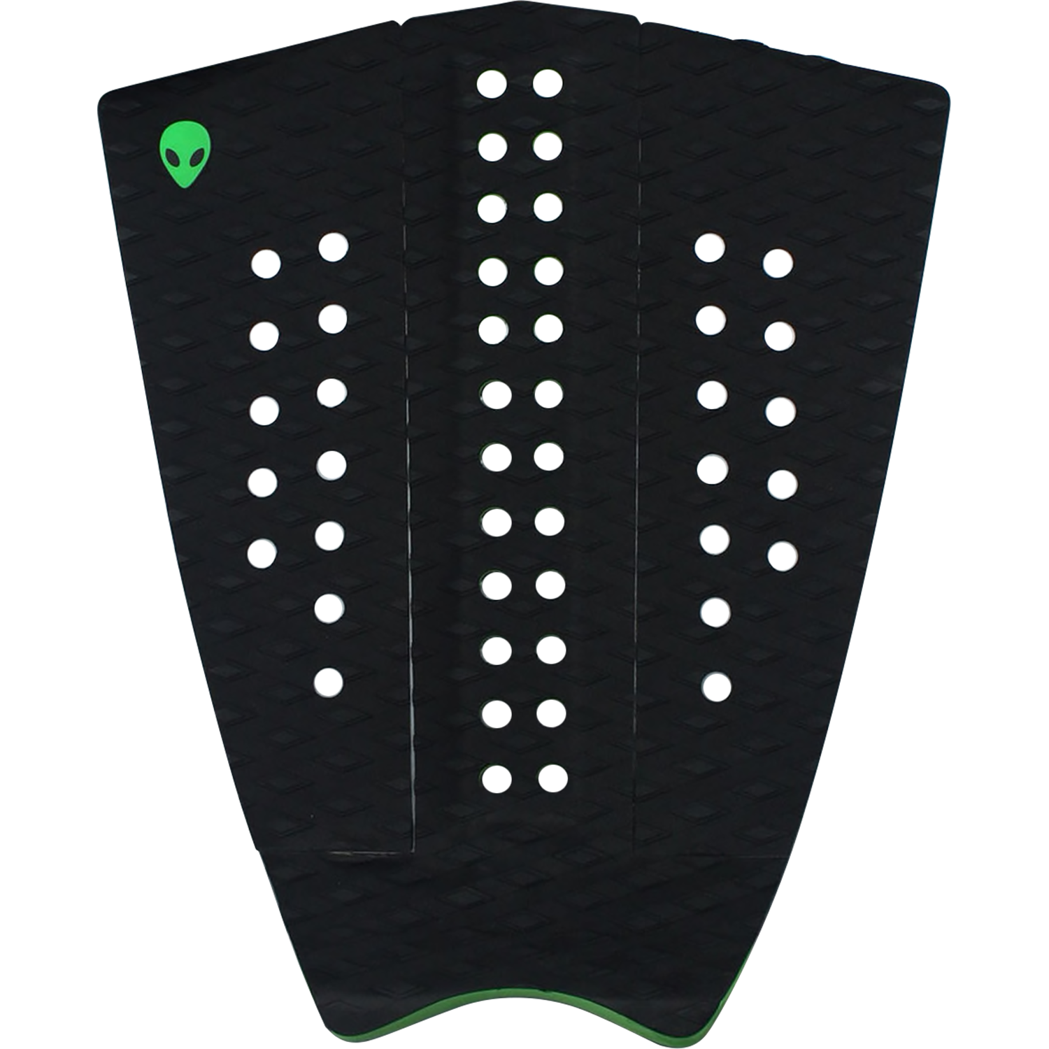 3-Piece SUP & Longboard Tail Pad - Non-Slip Traction Pad for Surfing, Black - Perfect for Wave Riding & Board Control