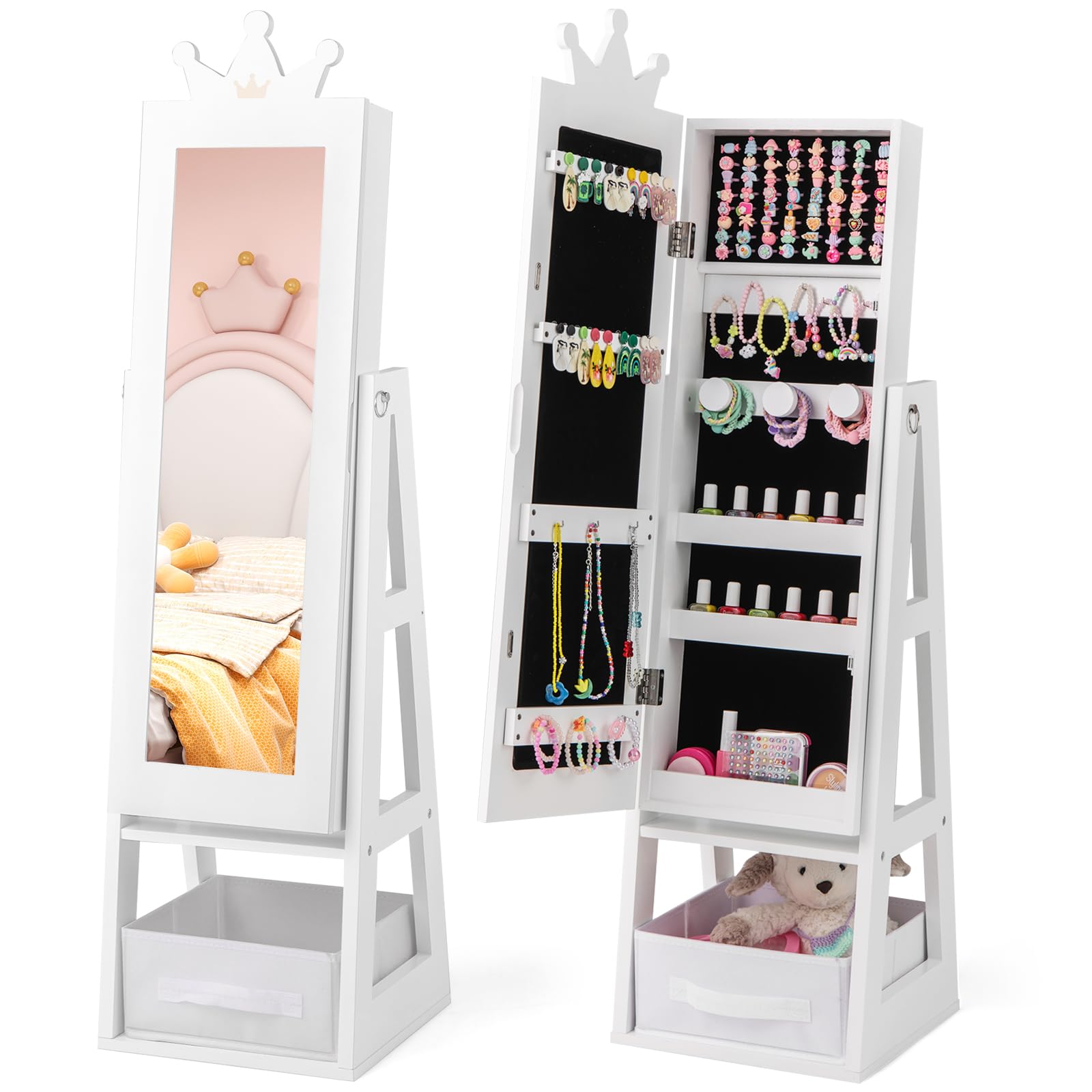 Costzon Kids Jewelry Armoire - 45.5