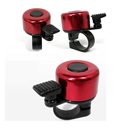Loud Metal Bike Bell - Black Cycling Handlebar Alarm Ring for Bicycle Safety | Durable Horn Accessory for Mountain, Road & Commuter Bikes | Perfect for Urban Riding, Trail Adventures & Daily Commutes