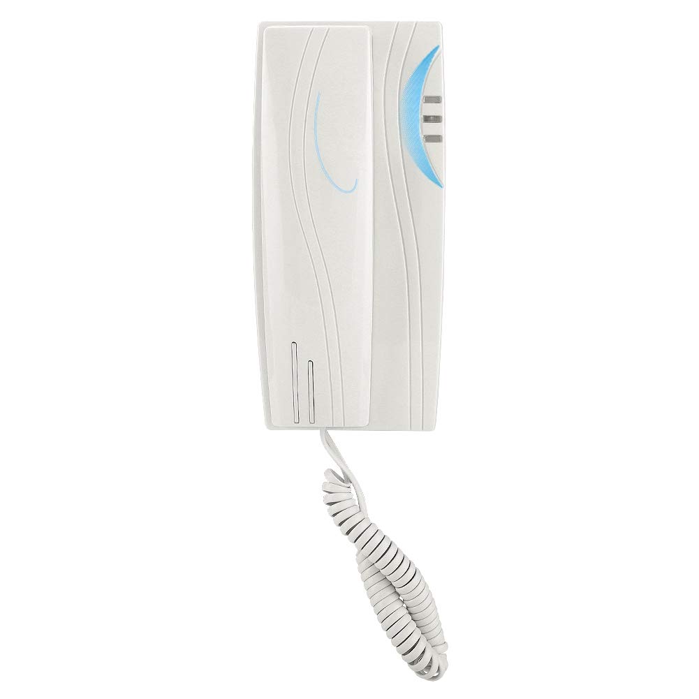 Bewinner Corded Landline Phone - Mini Wall & Desktop Home Phone with Pause, Mute, Indicator Light - Simple Elegant White Design for Home, Office, Dormitory Use
