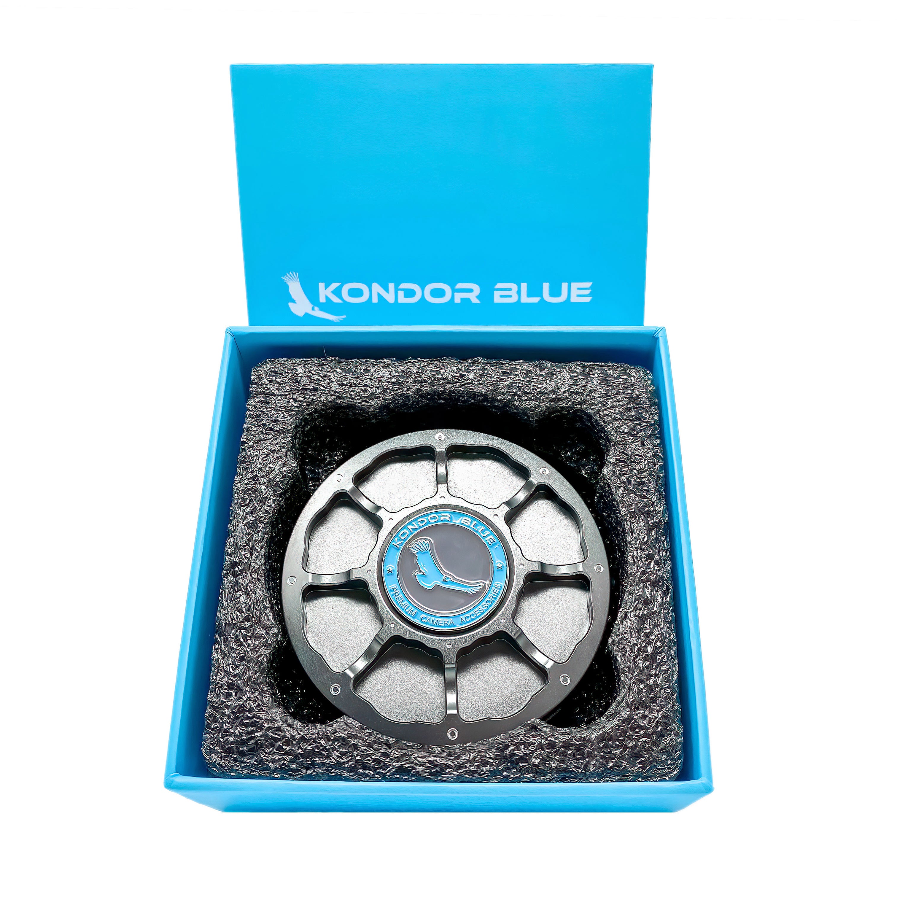 Kondor Blue Arri PL Cine Cap - Durable Metal Body Lens Cap for Camera (Space Gray) | Protects Lens Port from Dust & Scratches | Perfect for Professional Filmmaking & Photography