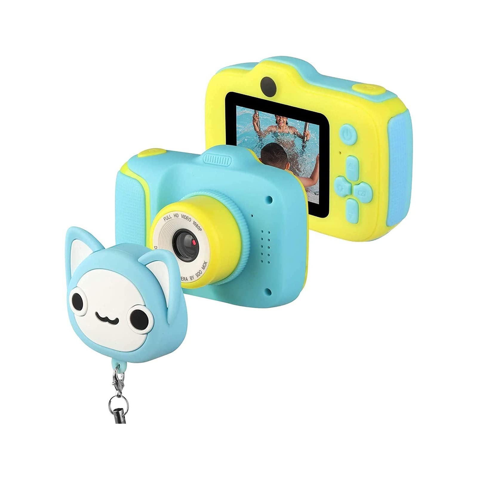 Zinhsq Kids Camera for Boys and Girls - 5MP HD 1080P Digital Video Camera with 2.0 Inch IPS Screen & 32GB SD Card - Best Birthday Gift Toy for Children Ages 3-12 - Perfect for Travel, Parties, and Outdoor Adventures