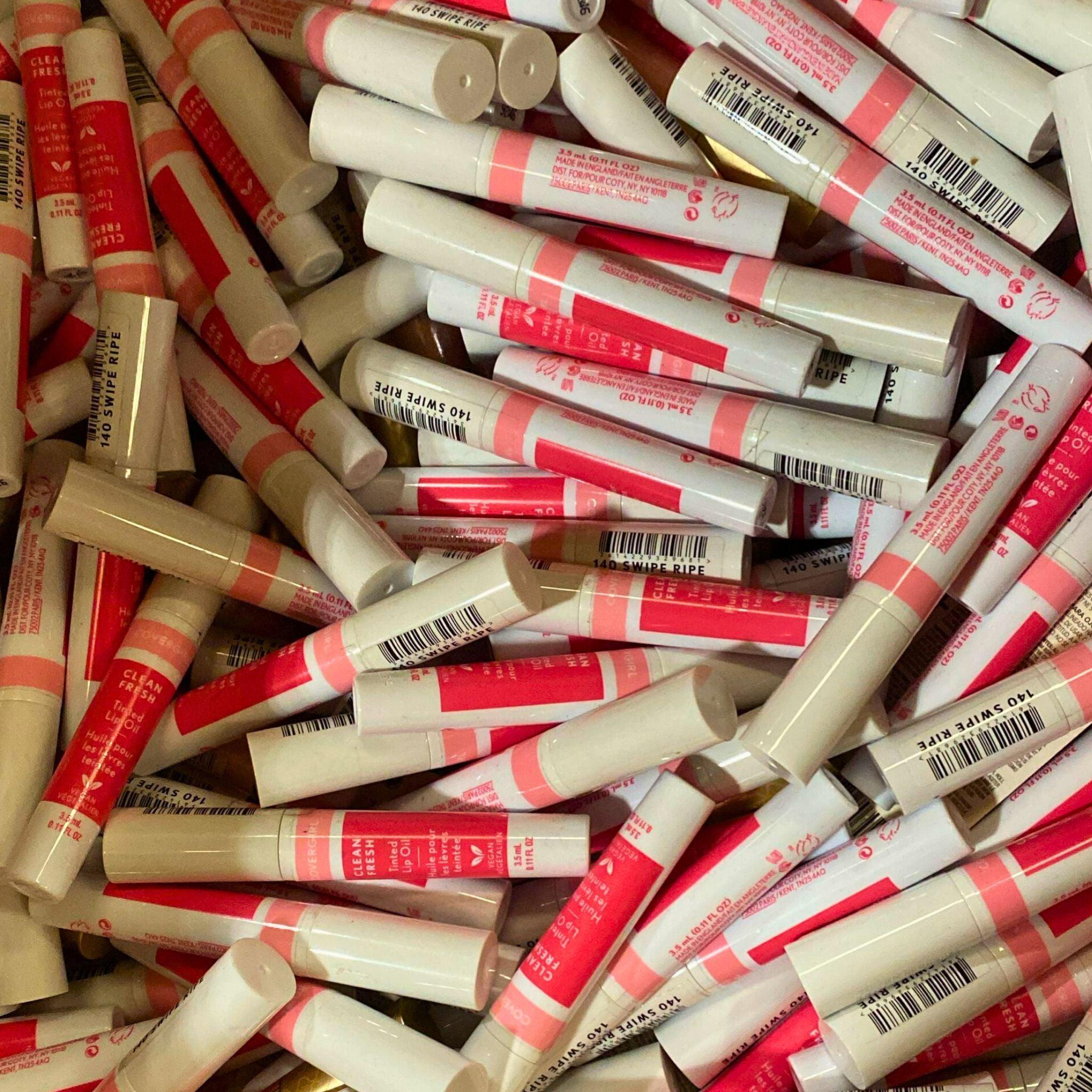 Covergirl Clean Fresh Tinted Lip Oil Vegan 104 Swipe Ripe 0.11oz (50 Pcs Bulk Pack) - Hydrating Lip Gloss for Daily Wear, Natural Makeup Look, Gift Sets & Beauty Salon Supplies