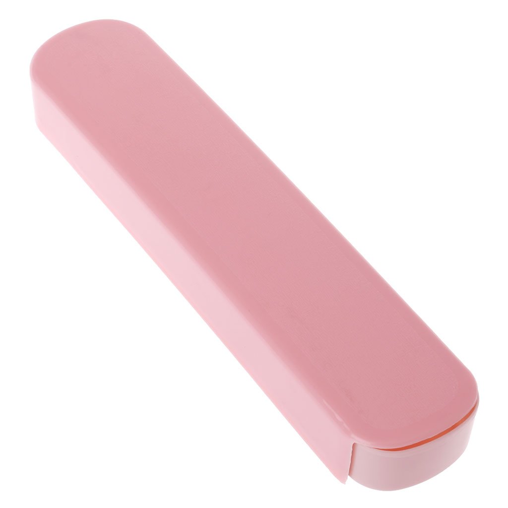 Pink Tableware Storage Box - Travel Flatware Organizer for Spoons, Forks, Chopsticks & Stationery | Portable Kitchen Utensil Case for Camping, Picnics & Dorm Use