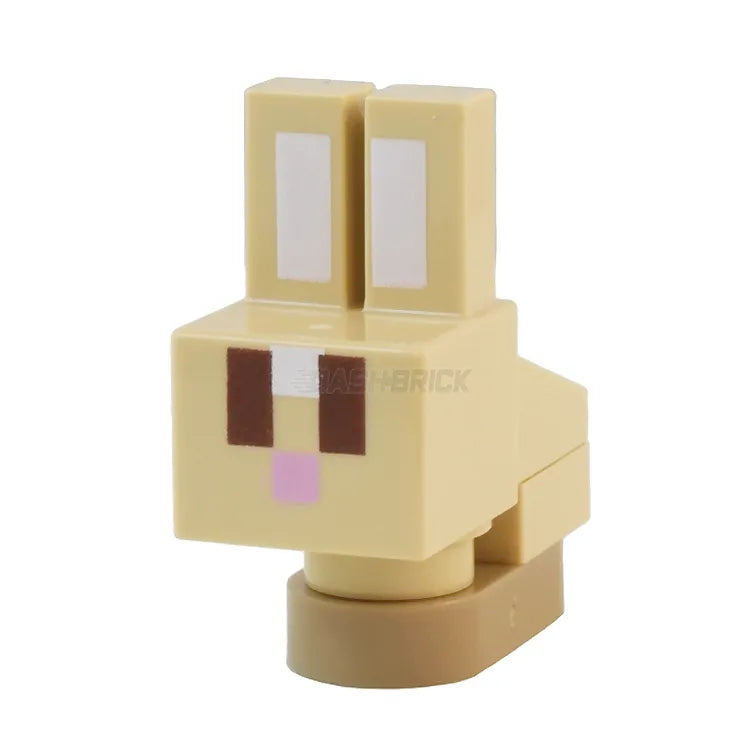 LEGO Minecraft Bunny Minifigure - Tan Rabbit Baby Toy for Kids | Perfect for Minecraft Fans, Collectors & Creative Play