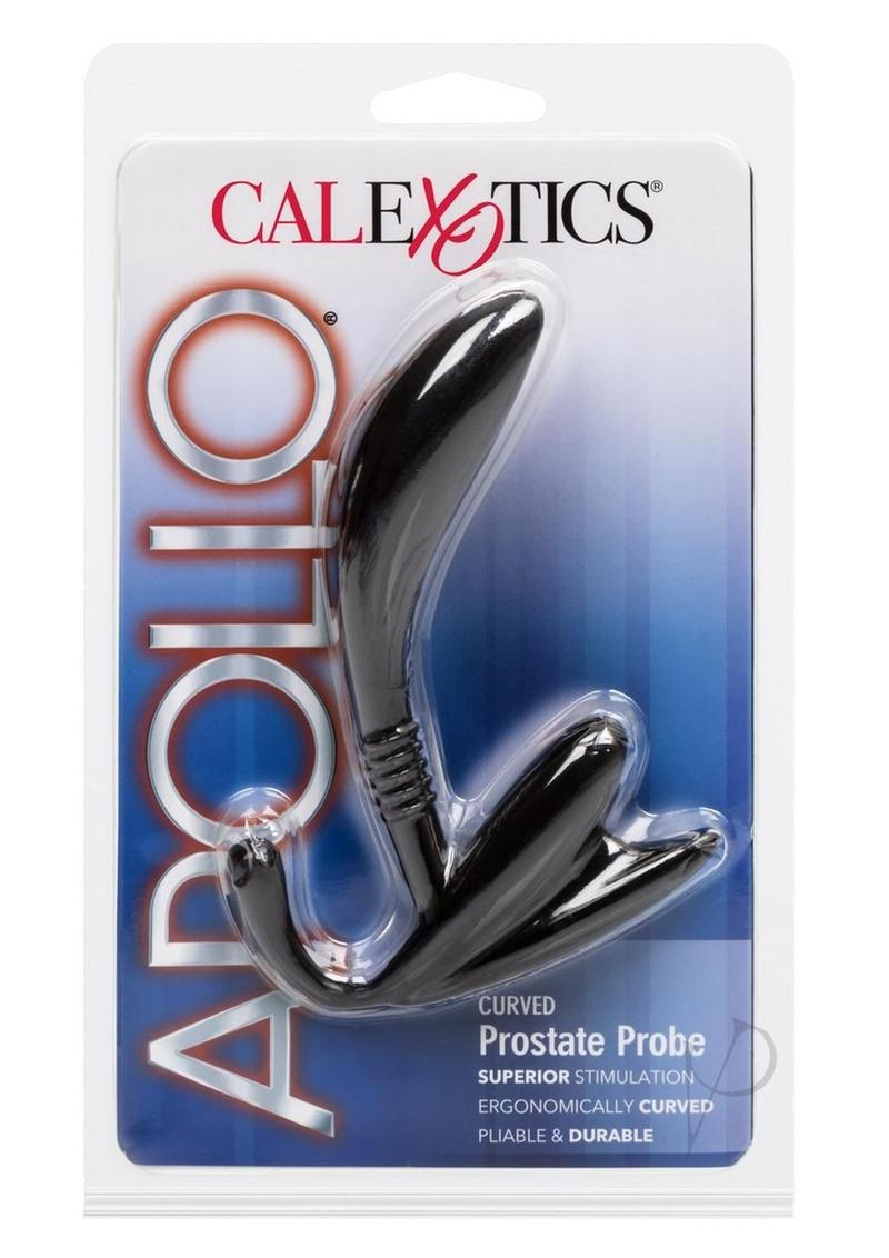 Apollo Curved Prostate Massager for Men - Black G-Spot Stimulator | Adult Pleasure Toy for Enhanced Male Orgasms | Perfect for Solo Play & Couples Intimacy