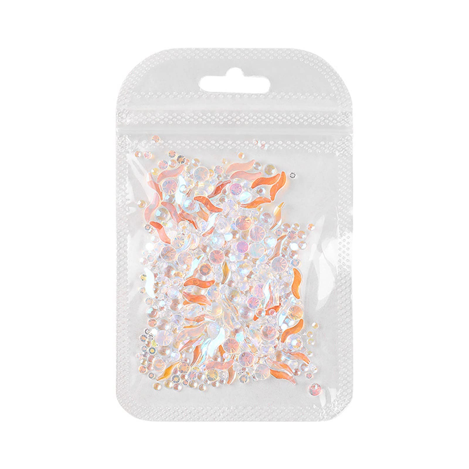 3D Flatback Rhinestone Nail Gems - Multi-Shaped Crystals for Nail Art Design with Wax Pen | DIY Nail Jewelry & Acrylic Powder Nails | Perfect for Manicures, Salon Use, and Home Nail Art Crafts (Size A, One Size)
