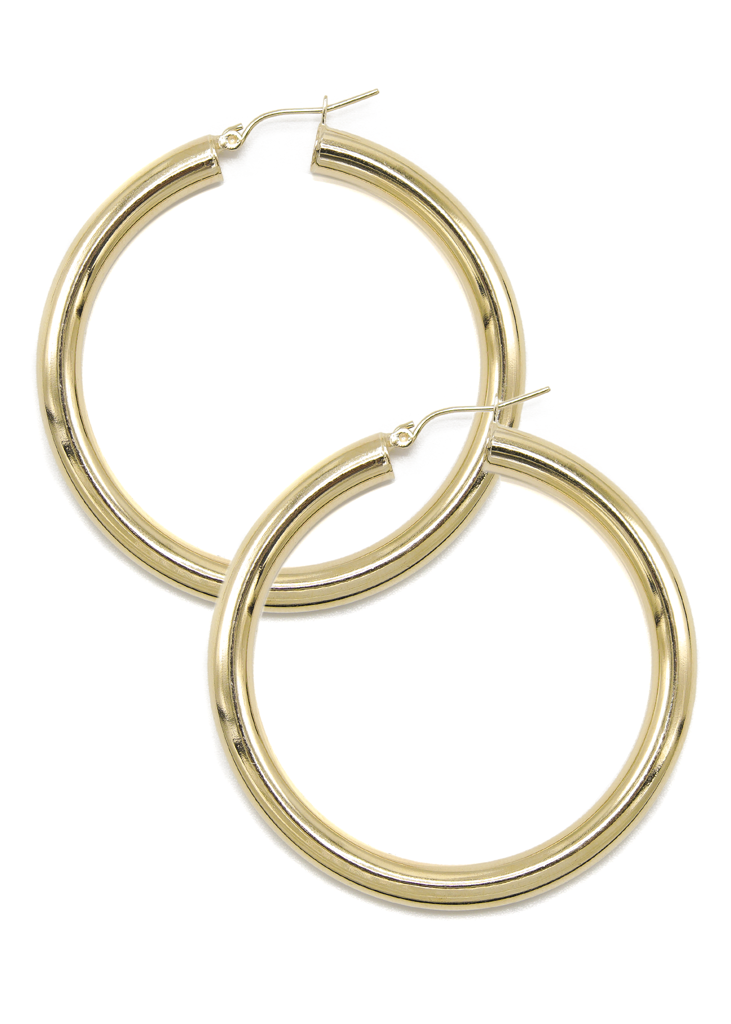 10K Gold Hoop Earrings for Women - Adjustable Sizes 14K-18K | Elegant Everyday Jewelry for Work, Date Night & Special Occasions