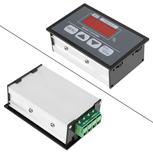 6-60V 30A PWM Digital Motor Speed Controller with Tachometer Display - Adjustable DC Motor Regulator for Slow Start/Stop - Perfect for DIY Projects, CNC Machines, and Industrial Equipment
