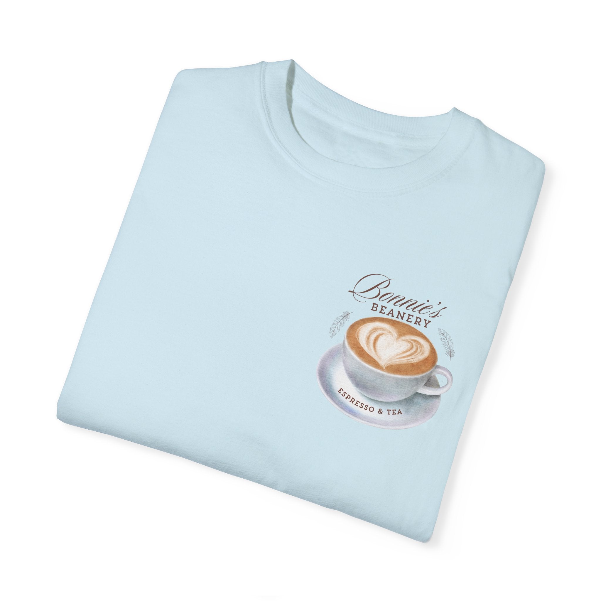 Bonnie's Beanery T-Shirt | Soft Cotton Graphic Tee for Women & Men | Casual Wear for Coffee Lovers & Cafe Outings
