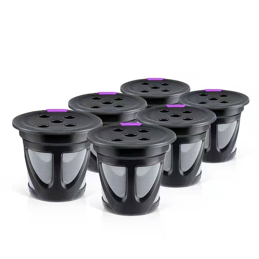 6 Reusable K Cups for Keurig Supreme & K Supreme Plus | Refillable Coffee Pods Compatible with Keurig 2.0 | Eco-Friendly Coffee Filters for Home & Office Use