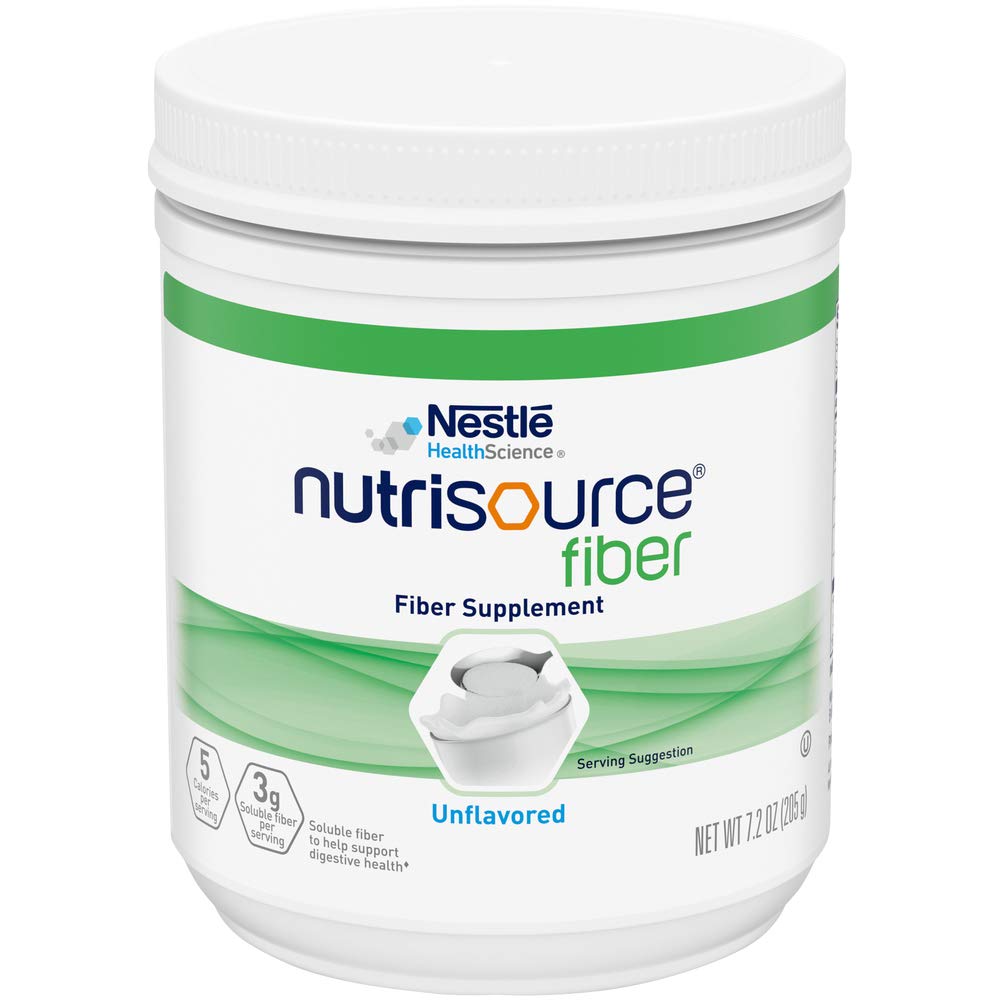 Unflavored Fiber Dietary Supplement Powder - 7.2oz (Pack of 4) | Soluble & Insoluble Fiber for Digestive Health | Supports Weight Management & Gut Health - Perfect for Smoothies, Baking & Daily Nutrition