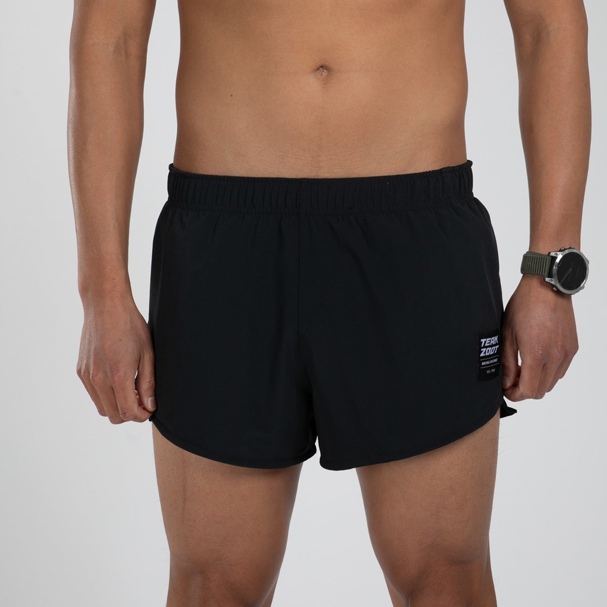 Men's Elite Run 2 Performance Running Shorts - Black | Lightweight & Breathable for Jogging, Gym Workouts & Athletic Training
