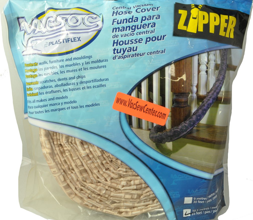 Premium Central Vacuum Cleaner Hose Cover - Durable, Flexible & Universal Fit for All Major Brands - Perfect for Home, Office & Commercial Cleaning