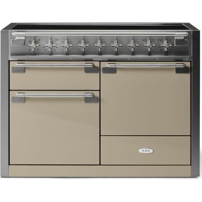 AGA 48 Inch Elise Induction Range with True European Convection - AEL481INFWN | Professional Gas Stove for Modern Kitchen | Perfect for Baking, Roasting & Family Cooking