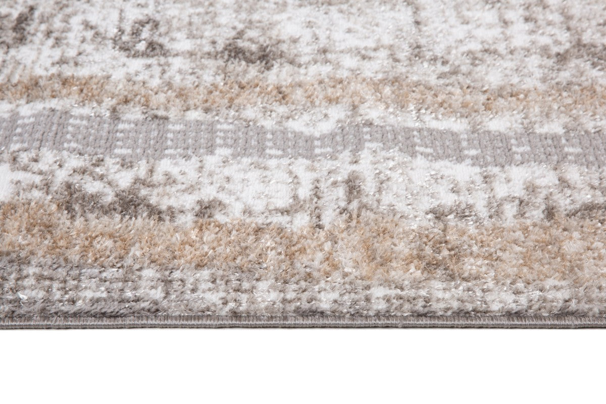 5x8 Area Rug - Soft Modern Grey Beige Cream Non-Slip Living Room Bedroom Rug - Perfect for Home, Office, Dorm Decor