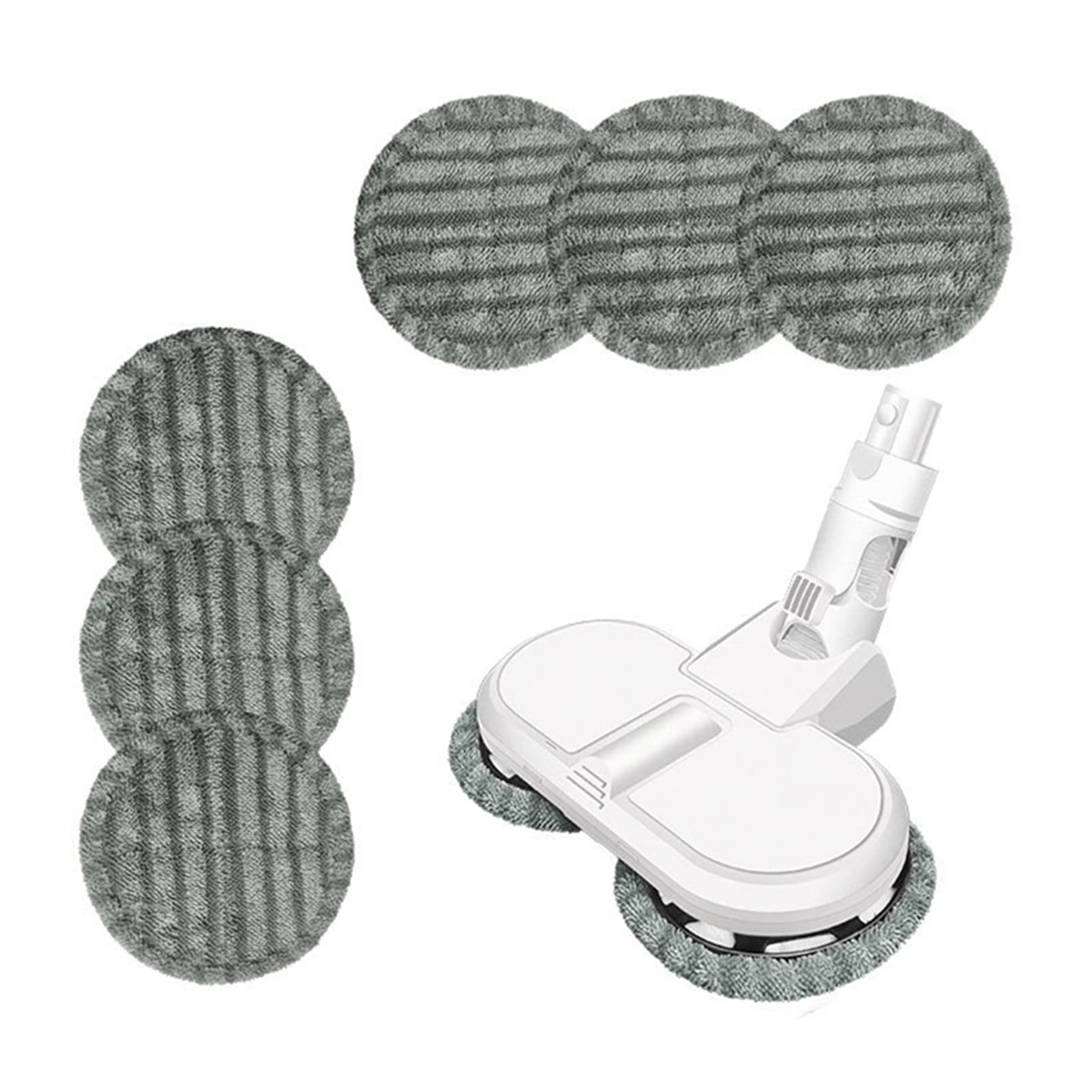 Dreame V8 V9 V10 V12 Vacuum Cleaner Electric Mop Head Replacement - Dark Grey Floor Brush Cleaning Pad Accessories for Hardwood & Tile Floors