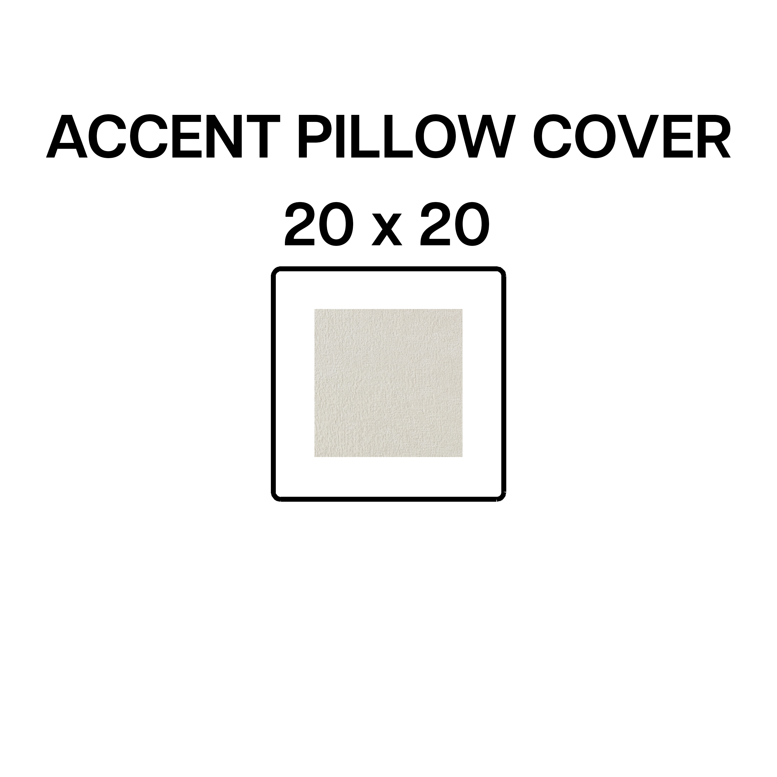 20x20 Inch Macaron Accent Pillow Cover - Soft Decorative Throw Pillow Case for Couch, Bed, Sofa - Modern Home Decor (BP 642 101)