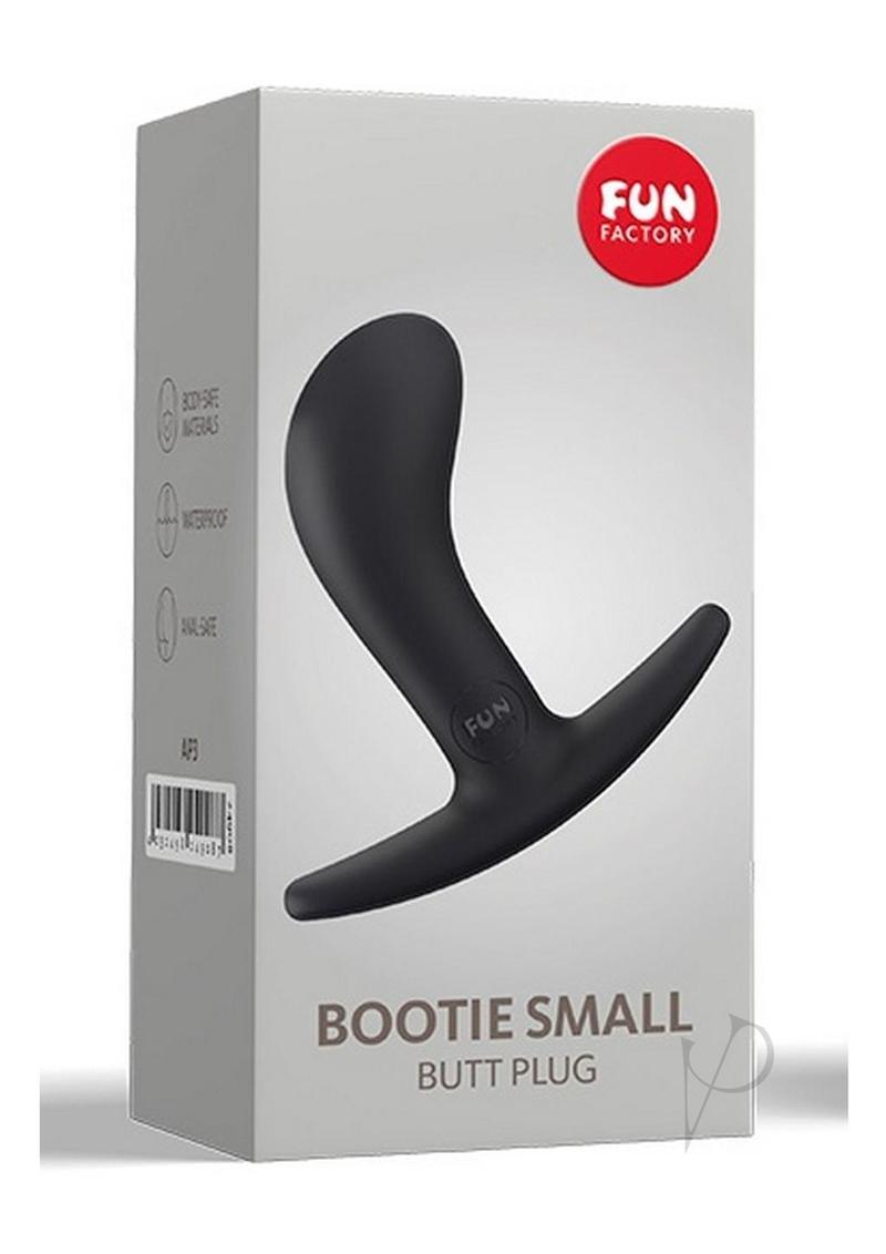 Small Black Silicone Anal Plug - Bootie S - Perfect for Beginners & Sensual Play