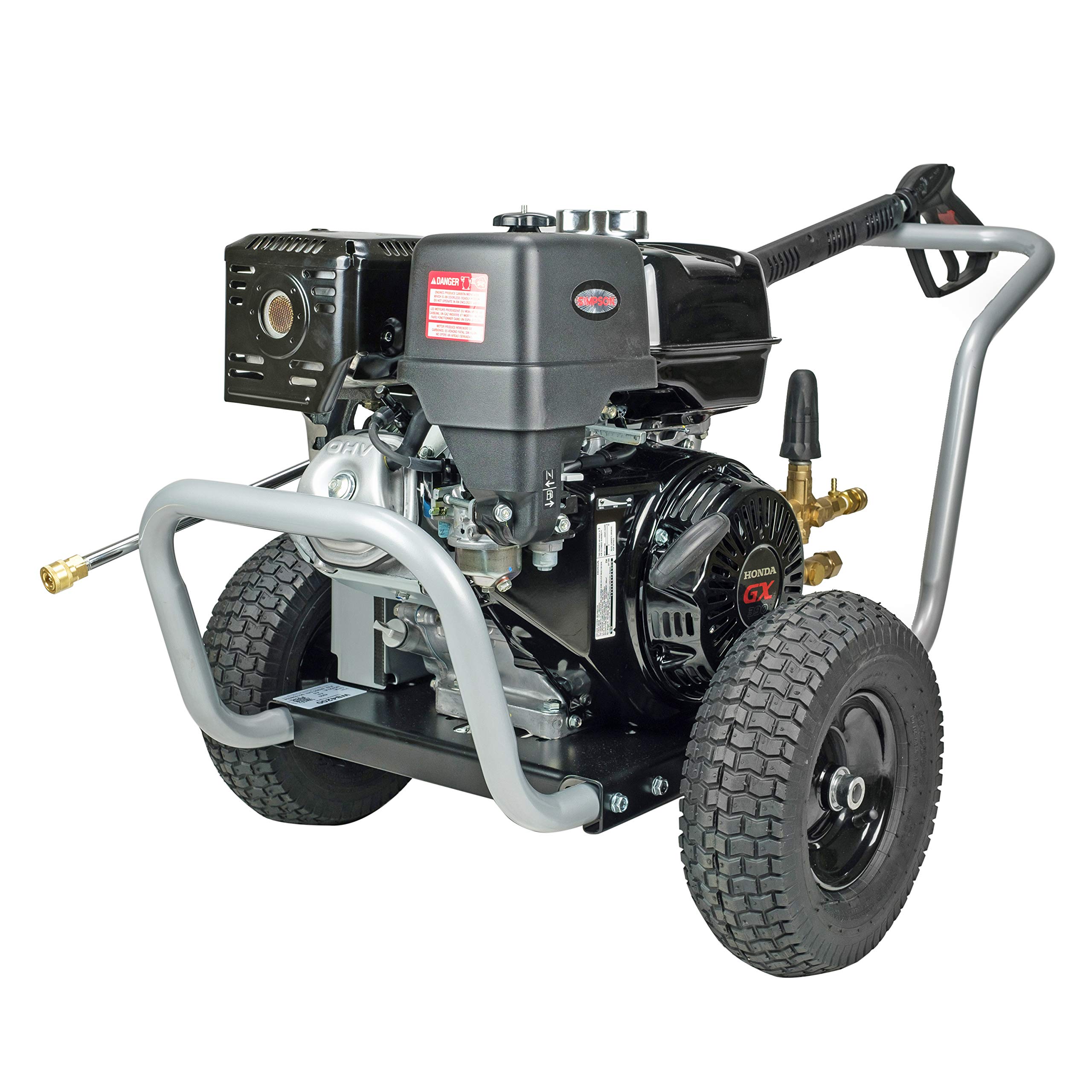Honda GX390 Gas Pressure Washer 4200 PSI 4.0 GPM - AAA Triplex Pump for Heavy-Duty Cleaning