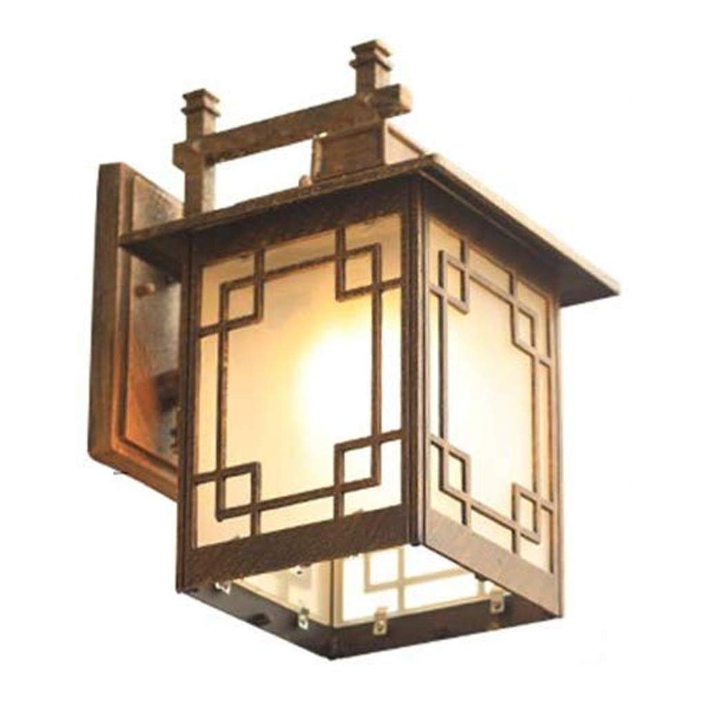 Waterproof Outdoor Courtyard Wall Light - Square LED Exterior Lighting for Garden, Balcony, Pathway & Patio - Weatherproof Decorative Lighting for Outdoor Spaces