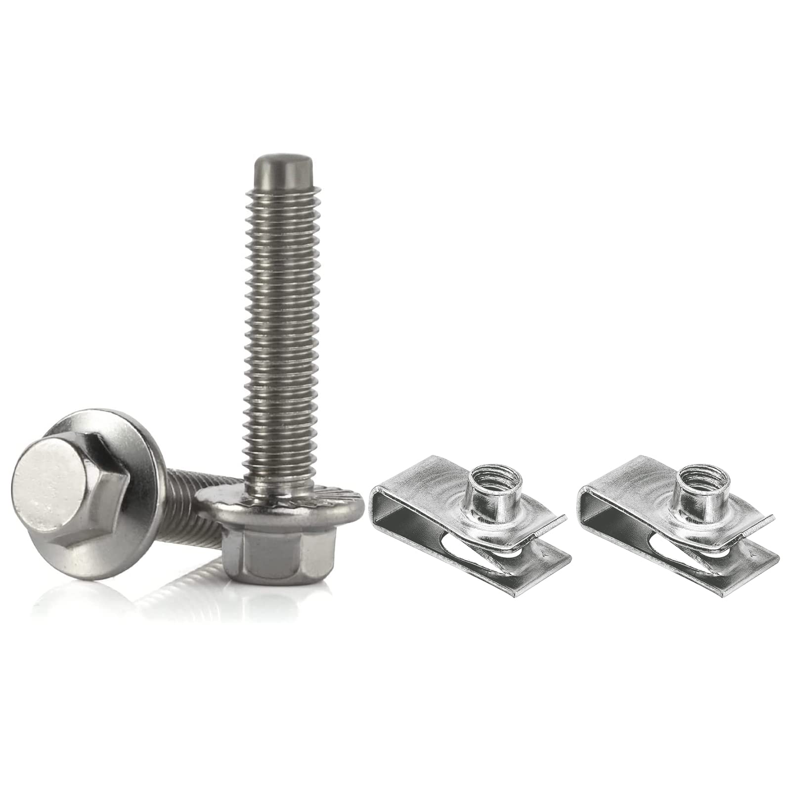 Stainless Steel Fuel Tank Strap Bolts for Chevy Silverado Yukon - Durable Auto Parts for Off-Road & Towing