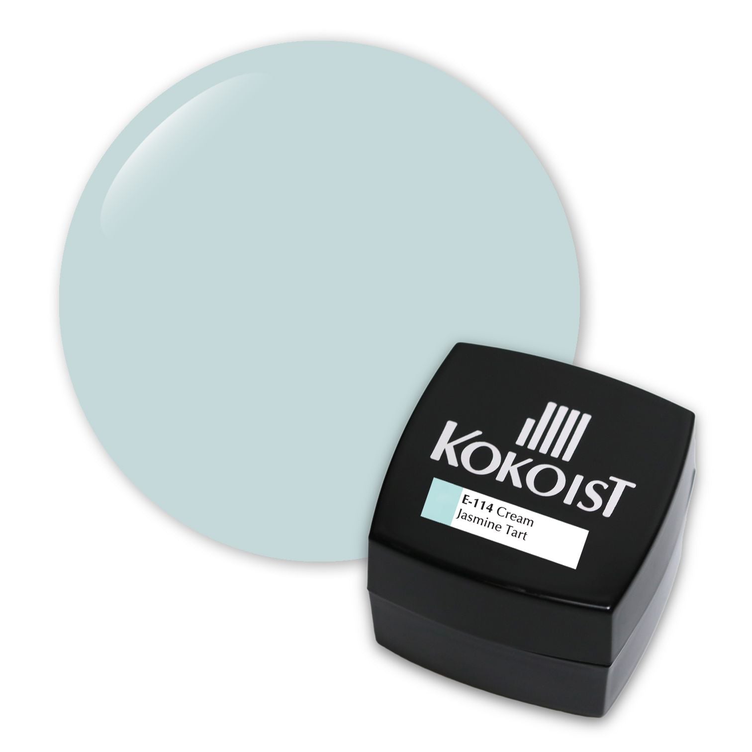 Kokoist E 114 Cream Jasmine Tart - Premium Nail Gel Polish for Salon & Home Manicure - Perfect for Bridal, Party & Special Occasion Nails