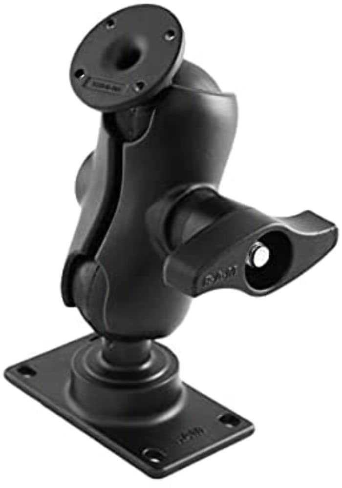 RAM MOUNTS D-243, D-201-C, D-254 Short Arm Mounting Kit - Heavy Duty Universal Vehicle & Marine Equipment Mount for GPS, Cameras, and Tablets