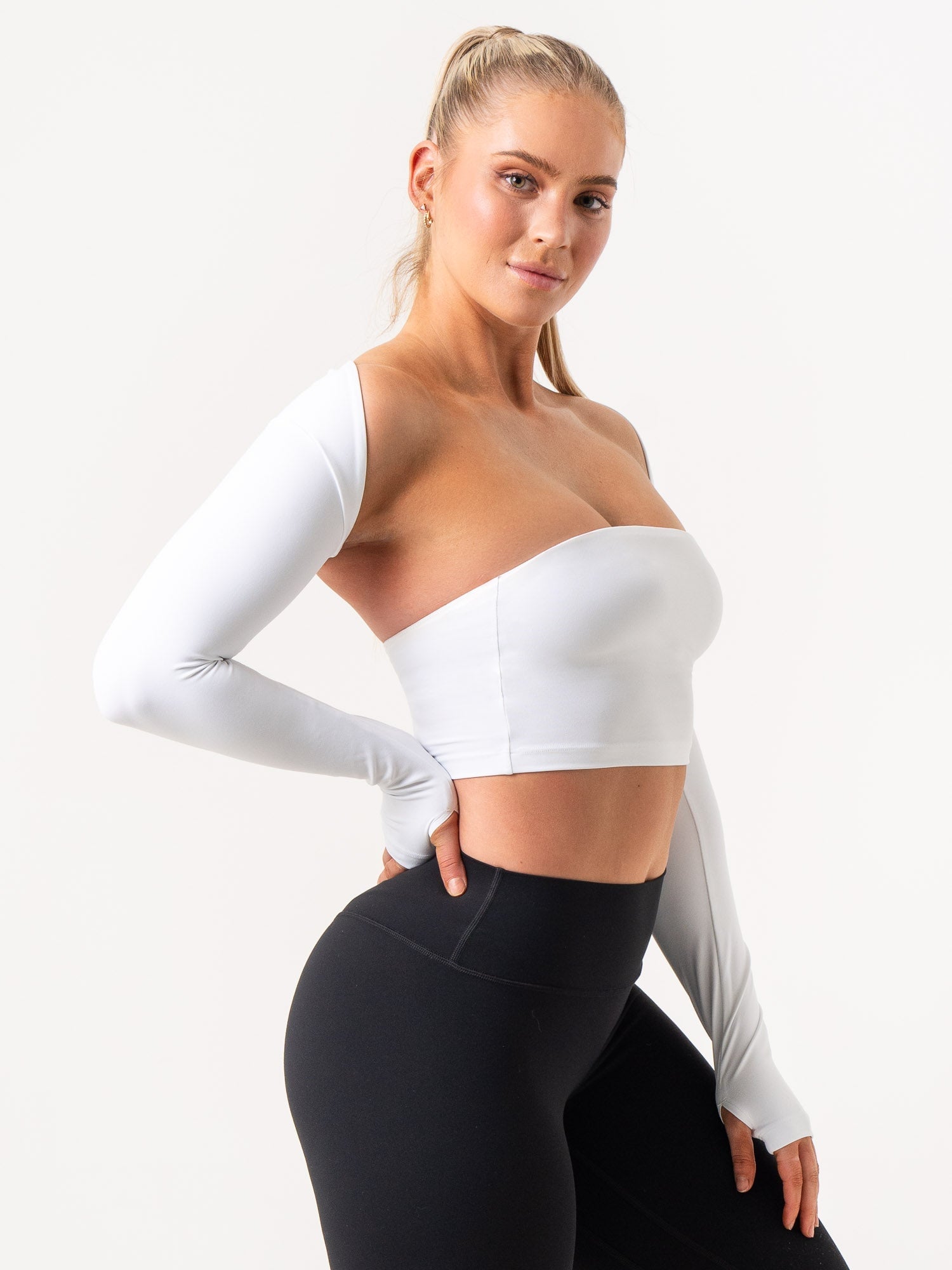 NKD Bolero White - Elegant Women's Lace Bolero Shrug for Weddings, Parties & Evening Events