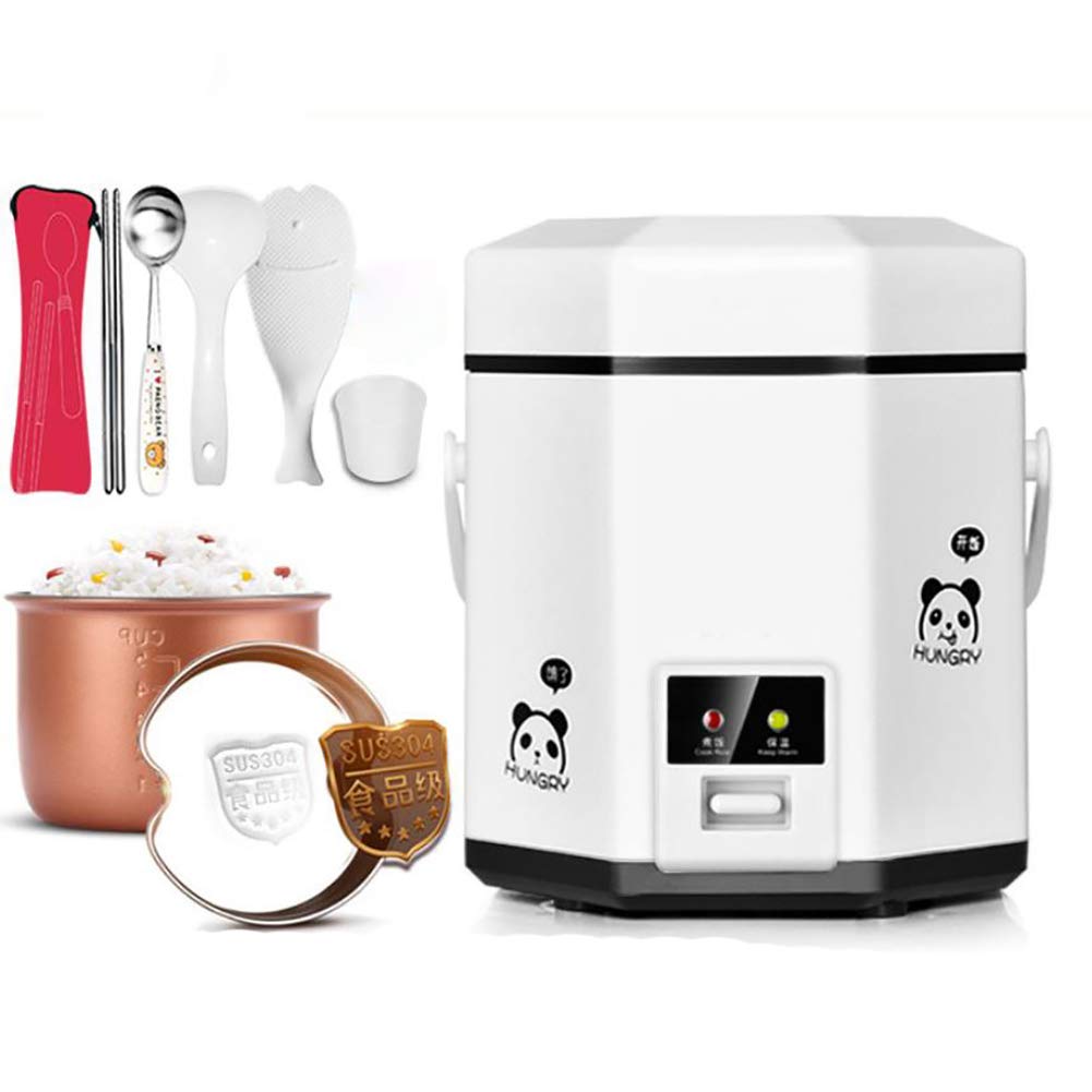 SOFIALXC 1.2L Mini Electric Rice Cooker & Food Steamer - Portable Automatic Heating Lunch Box, Thermal Food Warmer for Rice, Vegetables & Meals - Perfect for Office, Dorm, Travel & Camping
