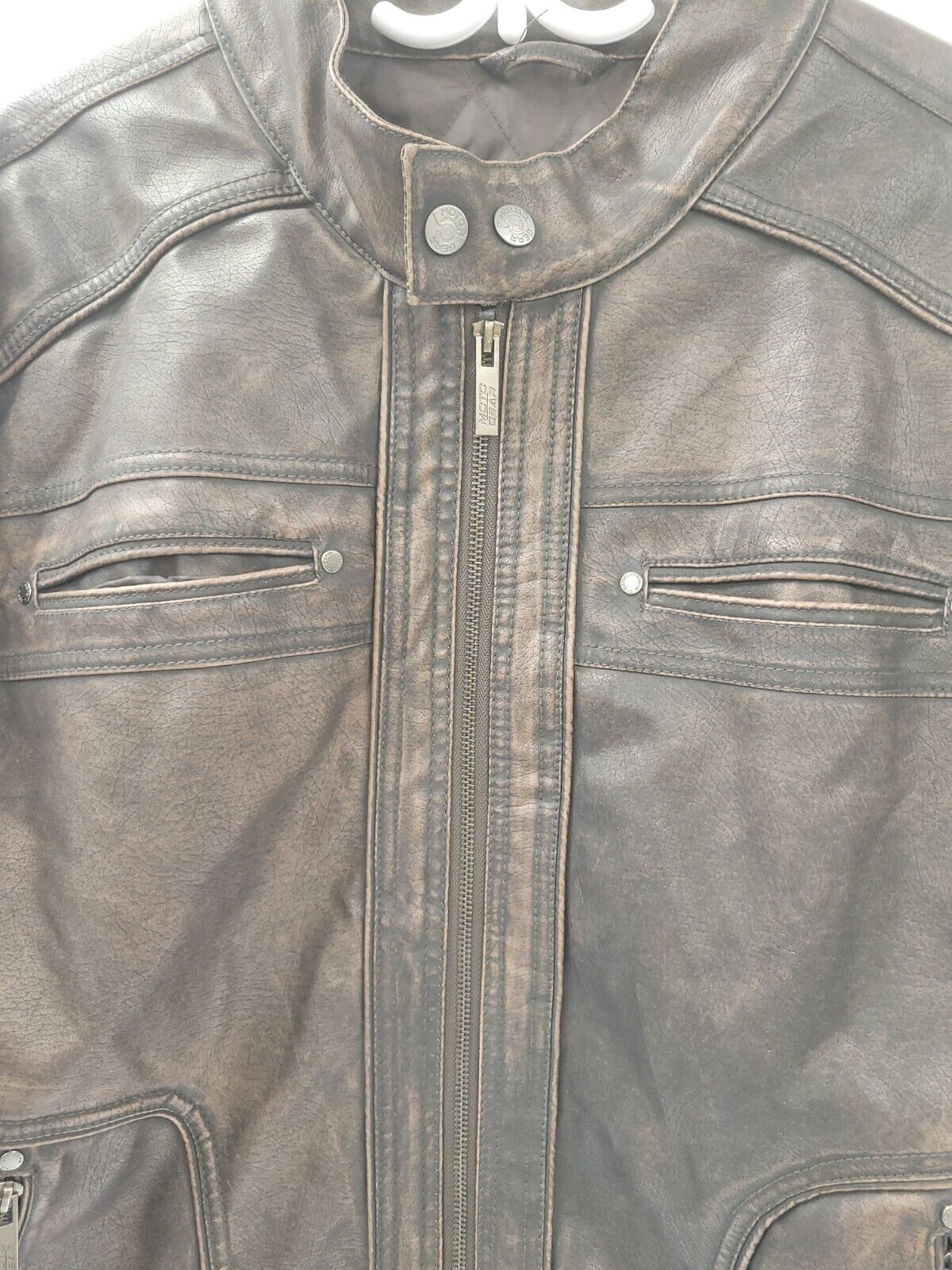 Moto Gear 400 3338 Genuine Leather Motorcycle Jacket for Men & Women - Premium Biker Jacket for Riding, Cruising & Outdoor Adventures